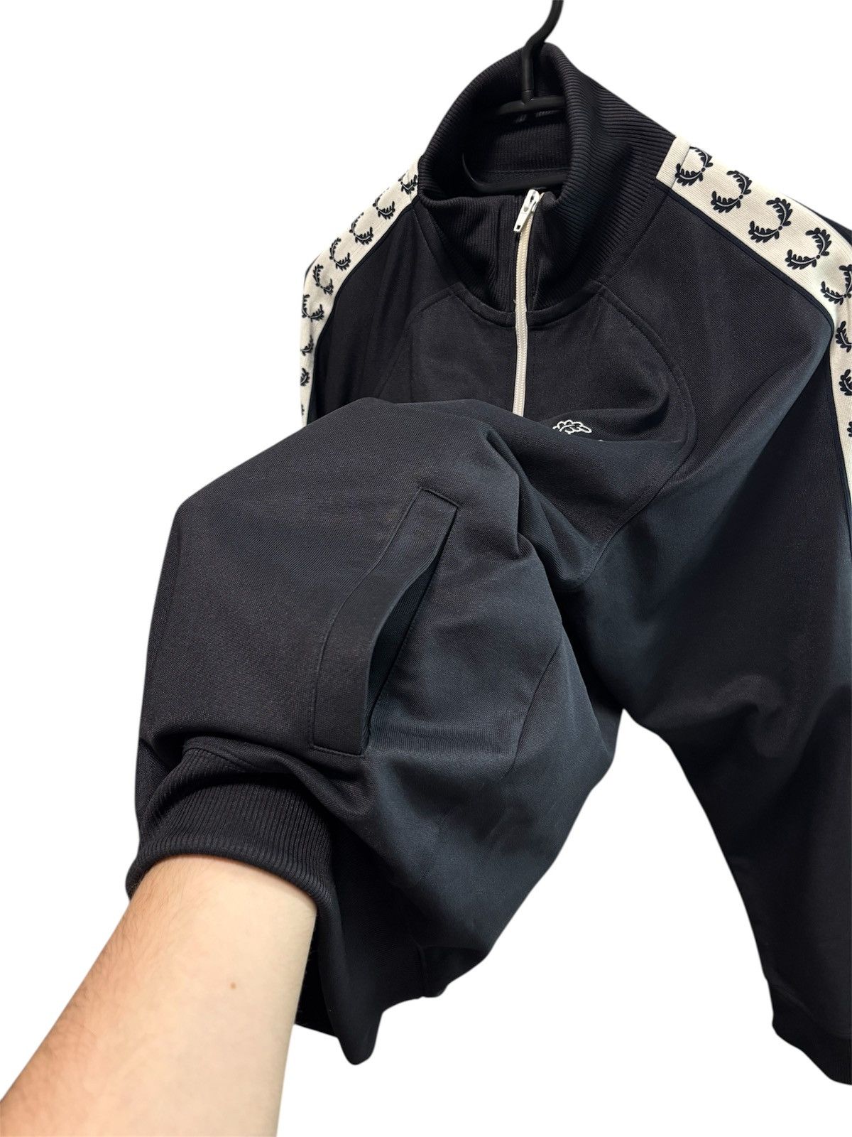 Fred Perry Fred Perry Jacket Track Olympic Black Casual Mens Size S-M Size US M / EU 48-50 / 2 - 4 Thumbnail