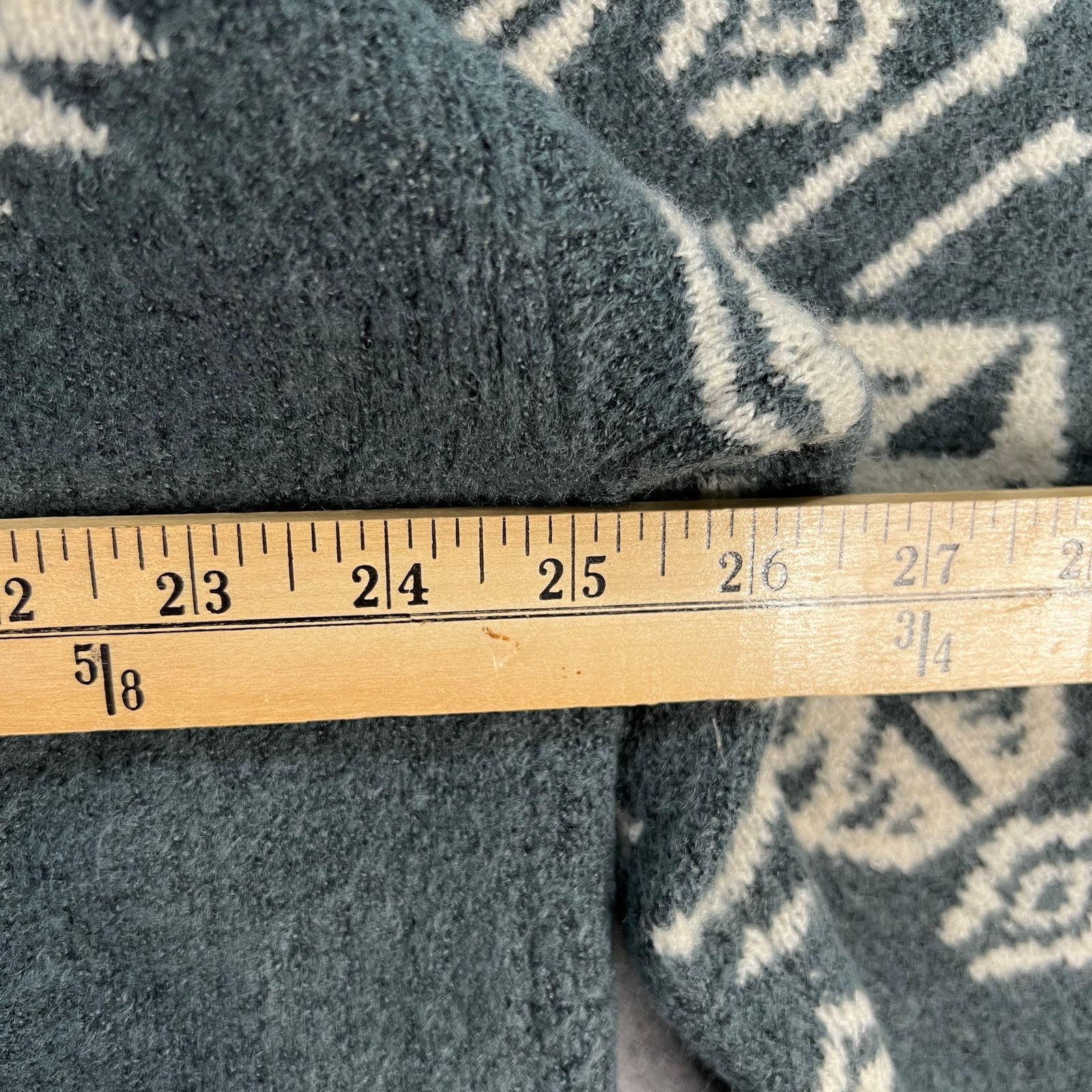 Denim & Co. Denim & Co. Open Front Cardigan With Fair Isle Size XL / US 12-14 / IT 48-50 - 9 Thumbnail