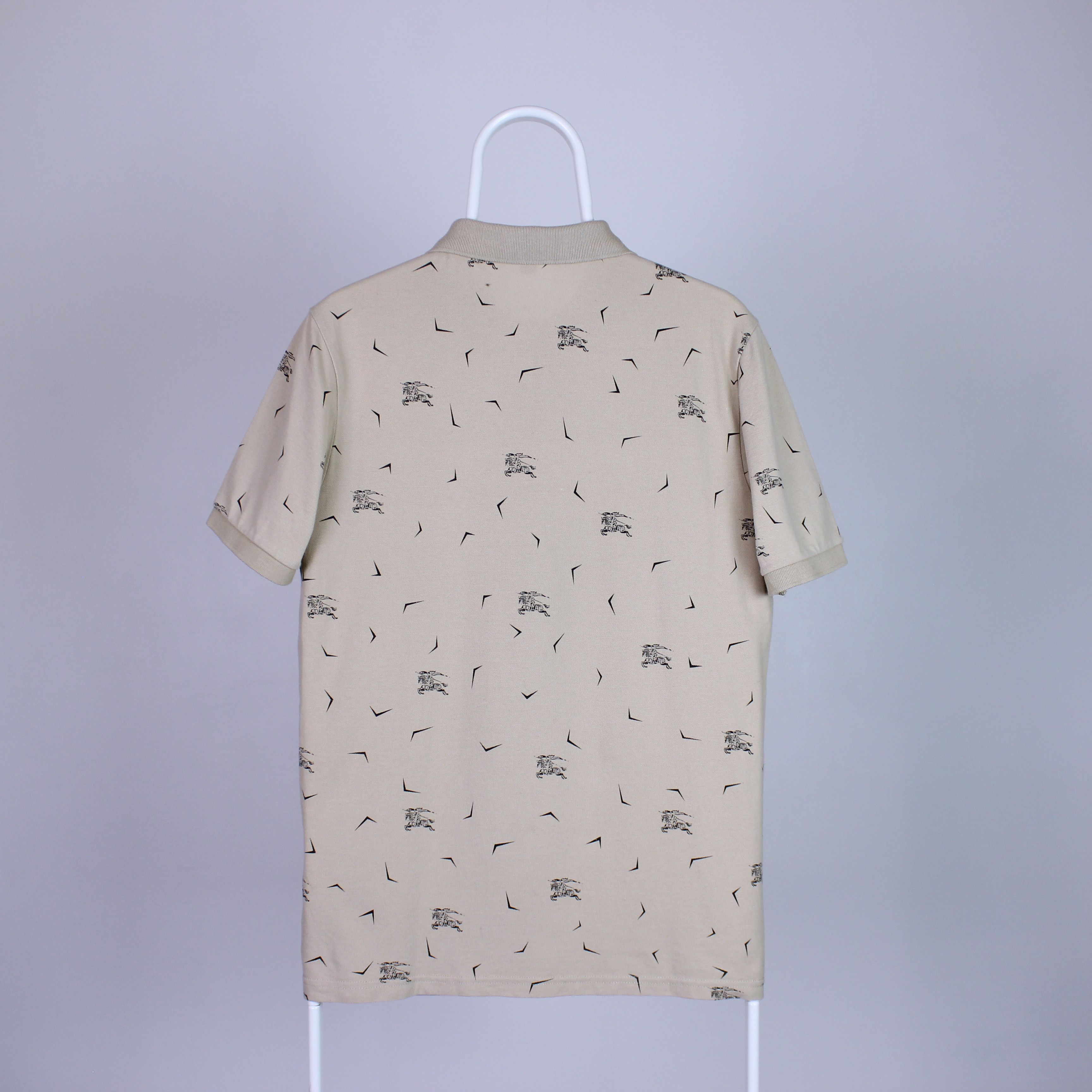 Burberry Burberry polo monogram shirt S M beige Size US M / EU 48-50 / 2 - 8 Thumbnail