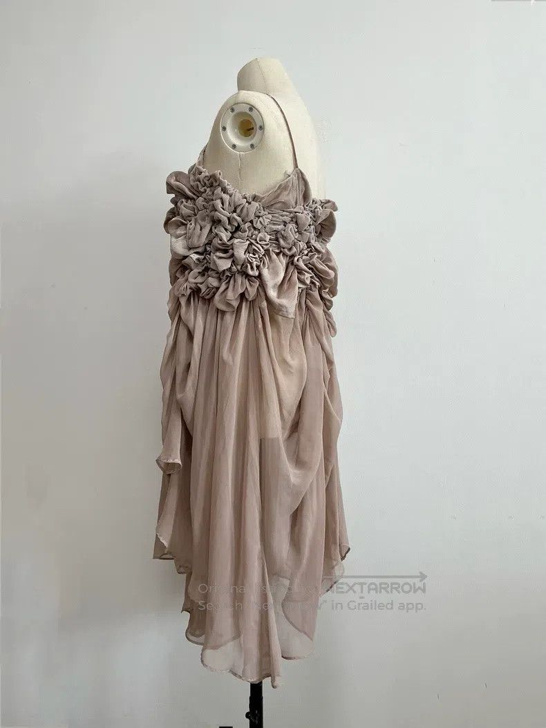 Nozomi Ishiguro Nozomi Ishiguro Pleated patchwork dress| Size ONE SIZE - 3 Thumbnail