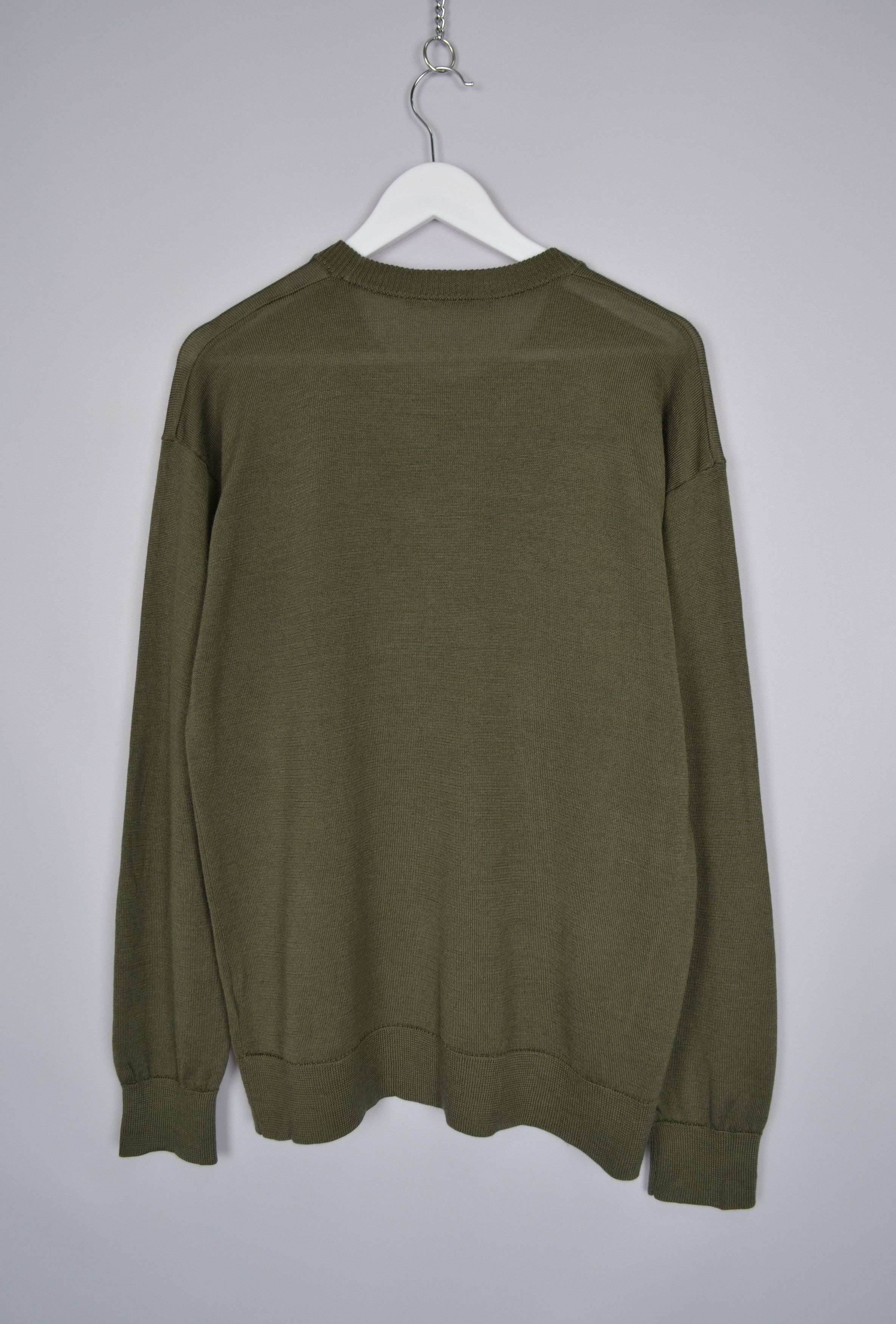Icebreaker Icebreaker Merino Wool Hybrid Jersey Sweater Deep Olive Sz M Size US M / EU 48-50 / 2 - 5 Thumbnail