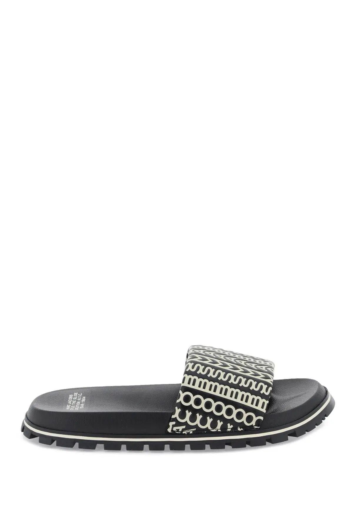 image of Marc Jacobs O1S22I1N1223 Monogram Slide In Black, Women's (Size 9)