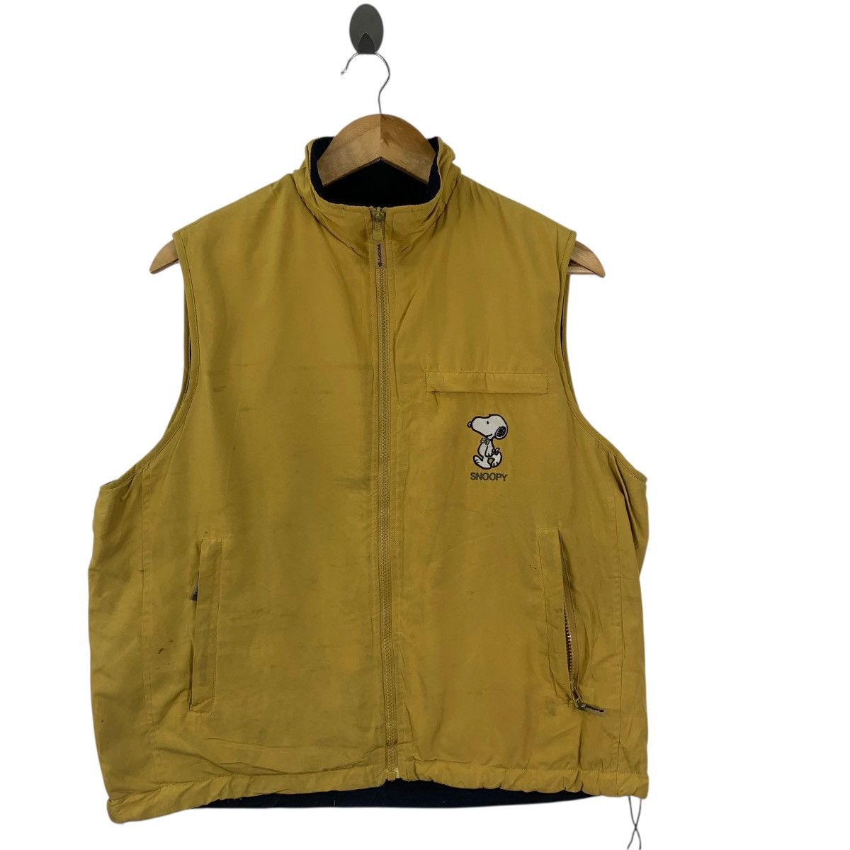 Peanuts Vintage PEANUTS SNOOPY COMIC Reversible Vest Jacket Size M / US 6-8 / IT 42-44 - 4 Thumbnail