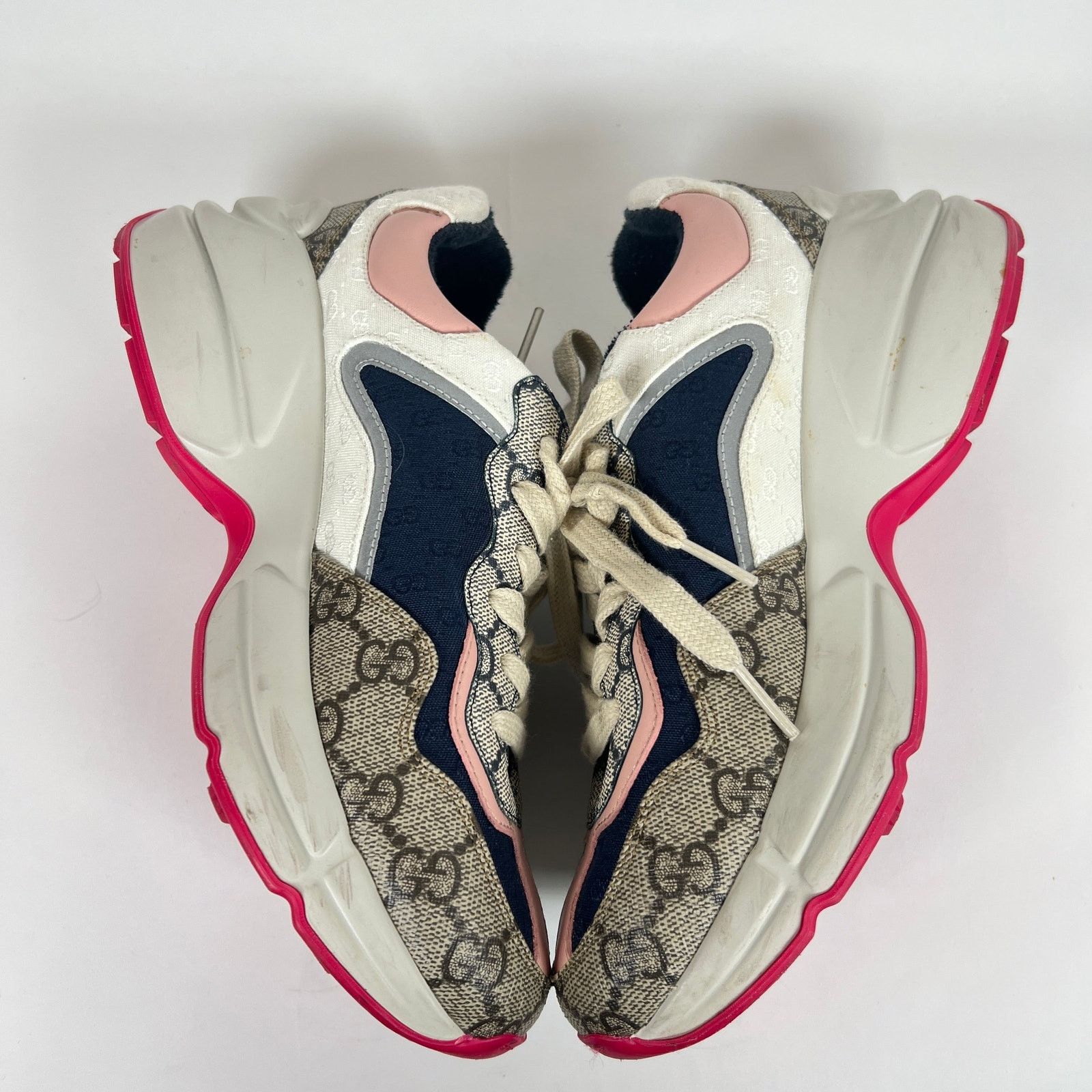 Gucci Gucci Multi Color GG Rhyton Sneaker Size 36 Size US 6 / IT 36 - 5 Thumbnail