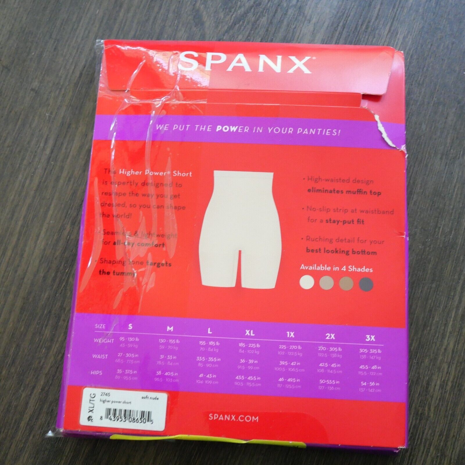 Spanx NEW SPANX Higher Power Short High-Waisted Shaper Short Nude Size ONE SIZE - 5 Thumbnail