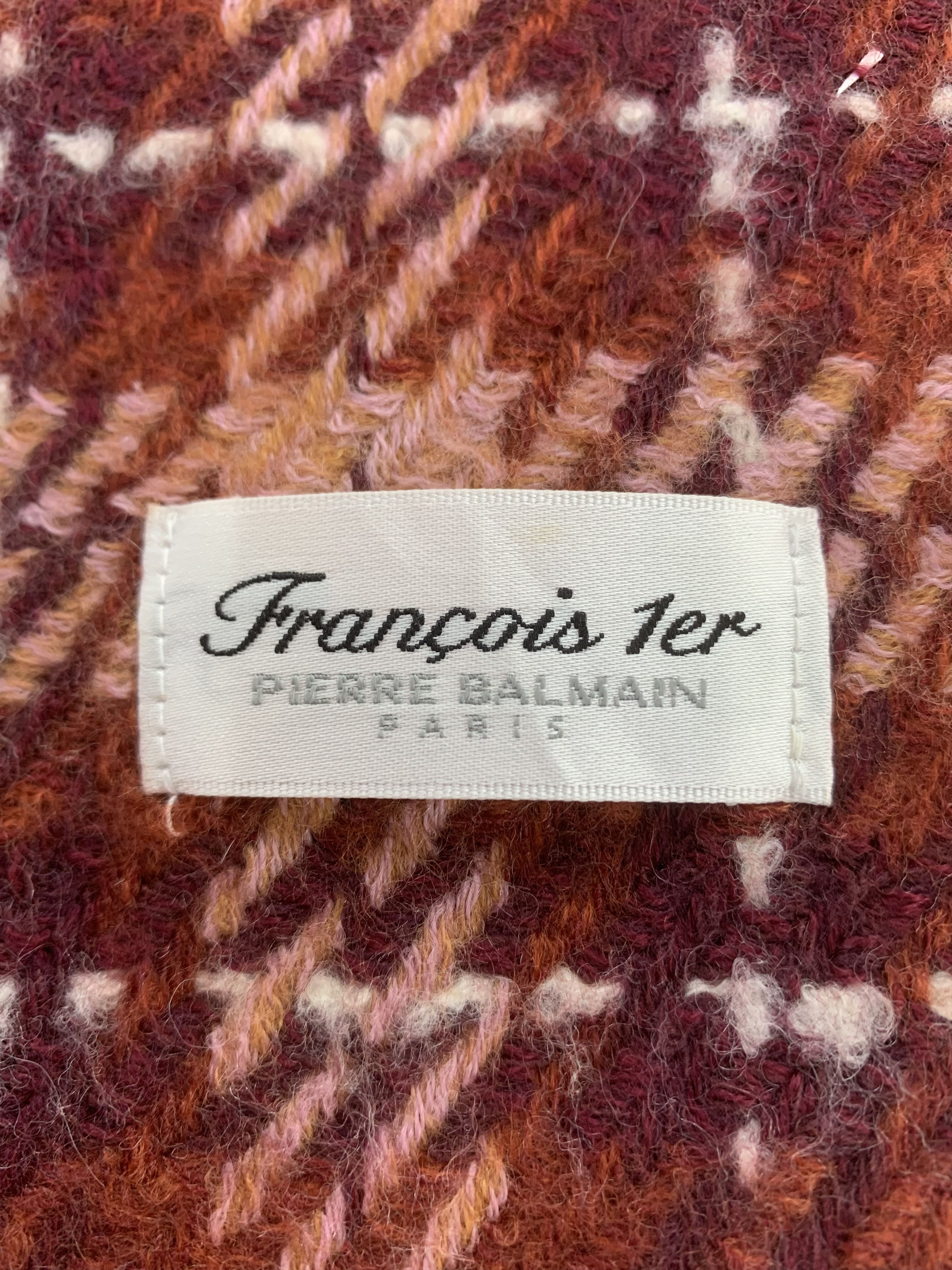 Pierre Balmain Pierre Balmain Scarf Wool Muffler Neck Wrap BL2067 Size ONE SIZE - 4 Thumbnail
