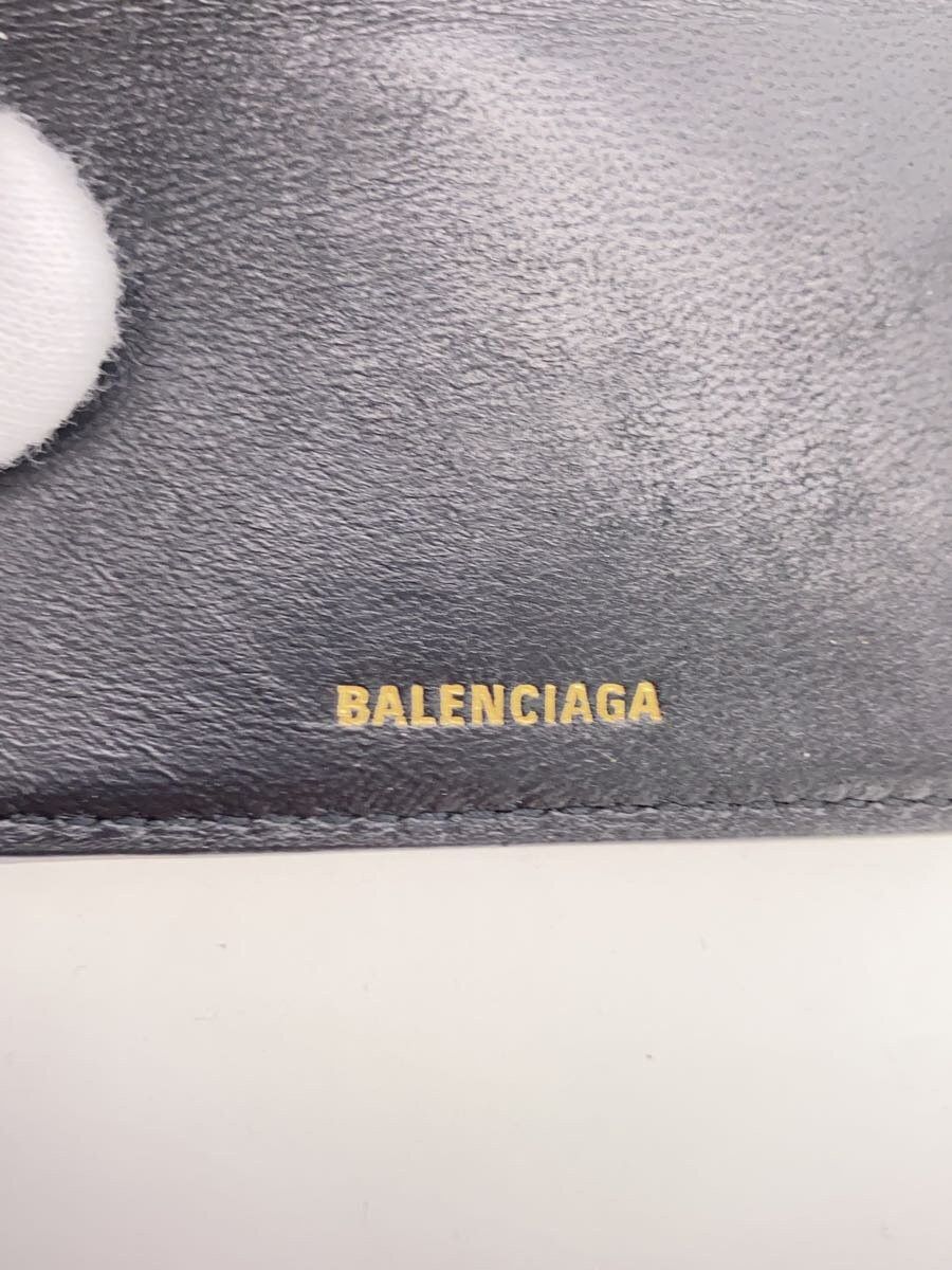 Balenciaga Balenciaga Monogram Tri-Fold Wallet Black Size ONE SIZE - 3 Thumbnail