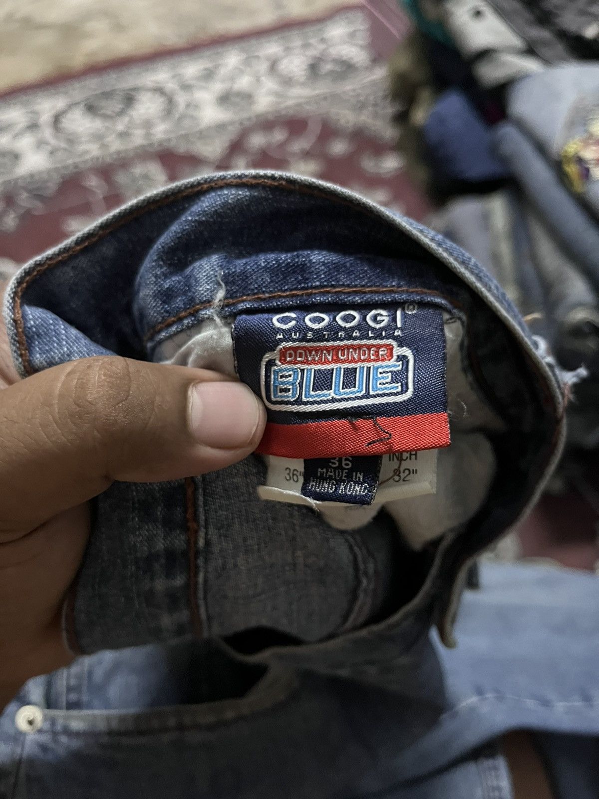 Coogi × Vintage COOGI BLUE DENIM Y2K BAGGYJEANS Size US 36 / EU 52 - 8 Thumbnail