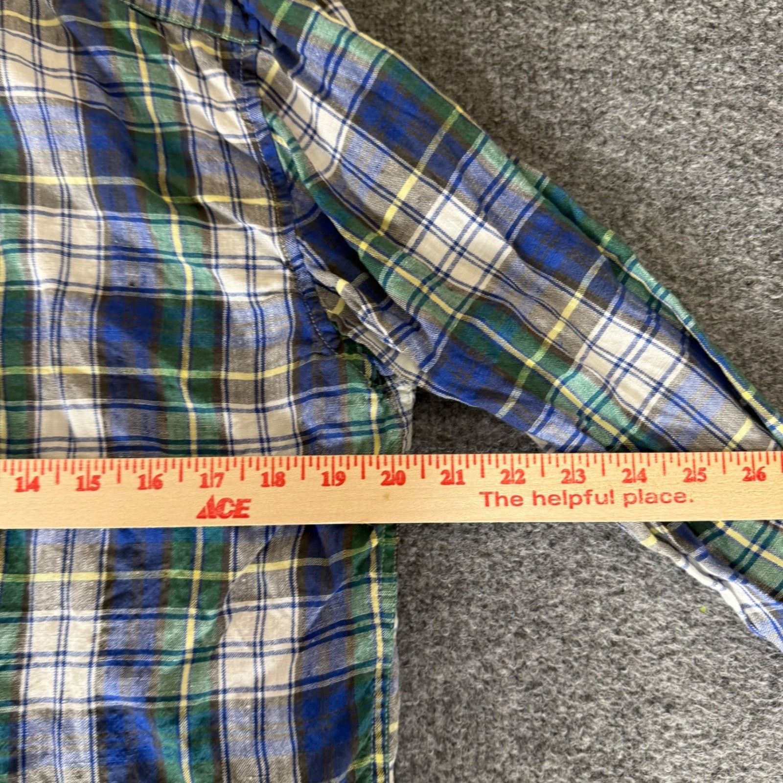 J.Crew J.Crew Baird McNutt Irish Linen Shirt Mens M Slim Plaid Size US M / EU 48-50 / 2 - 6 Thumbnail