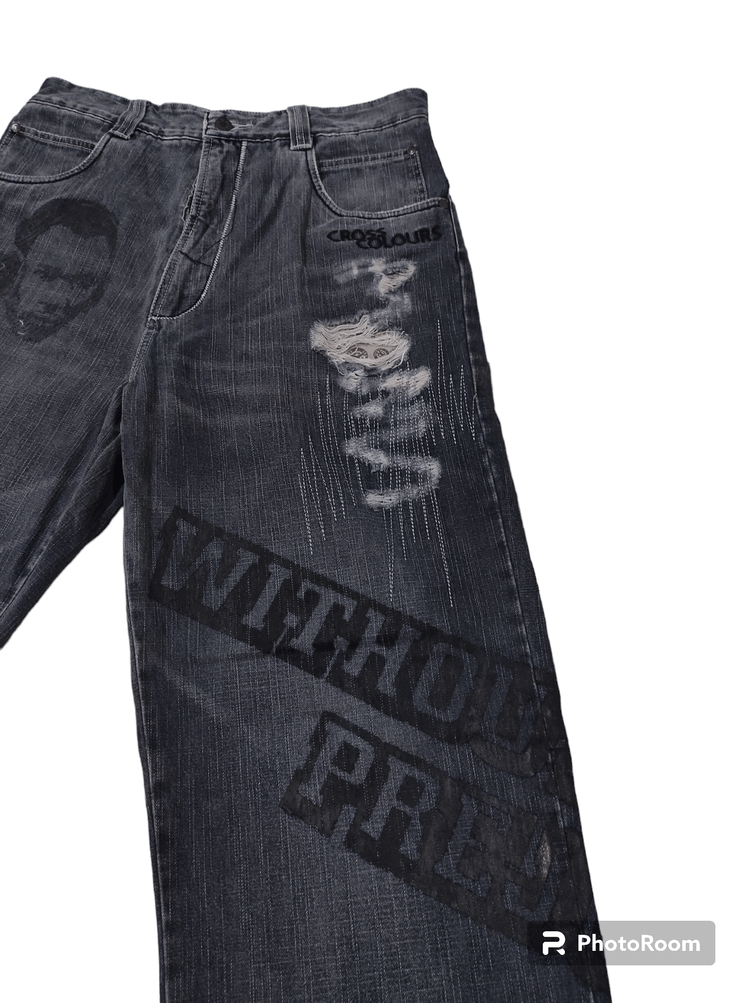 Cross Colours × If Six Was Nine × Le Grande Bleu (L.G.B.) RARE🔥 Cross Colours Baggy Pants Size US 34 / EU 50 - 5 Thumbnail