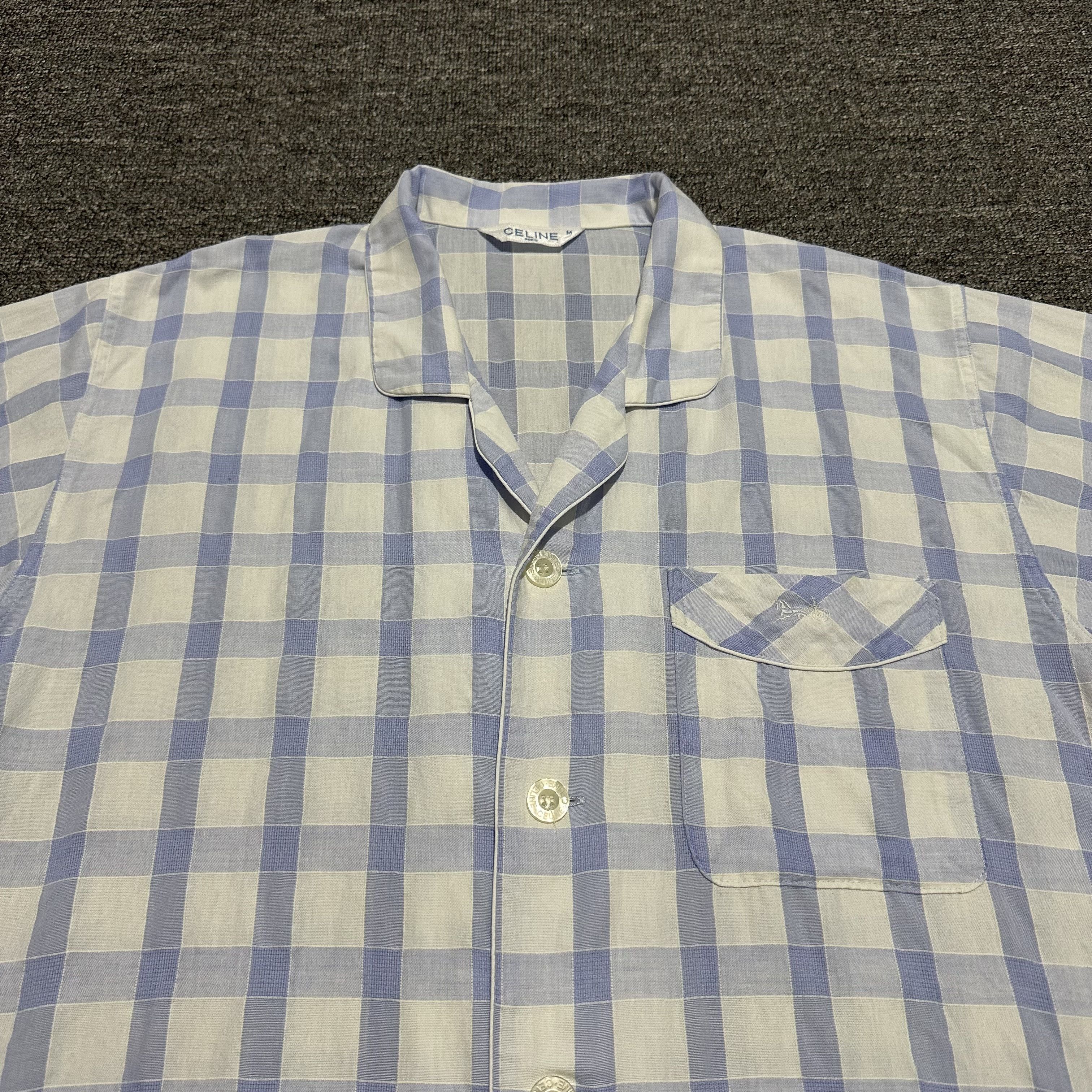 Celine Vintage Celine Button Ups Shirts Size US M / EU 48-50 / 2 - 2 Thumbnail