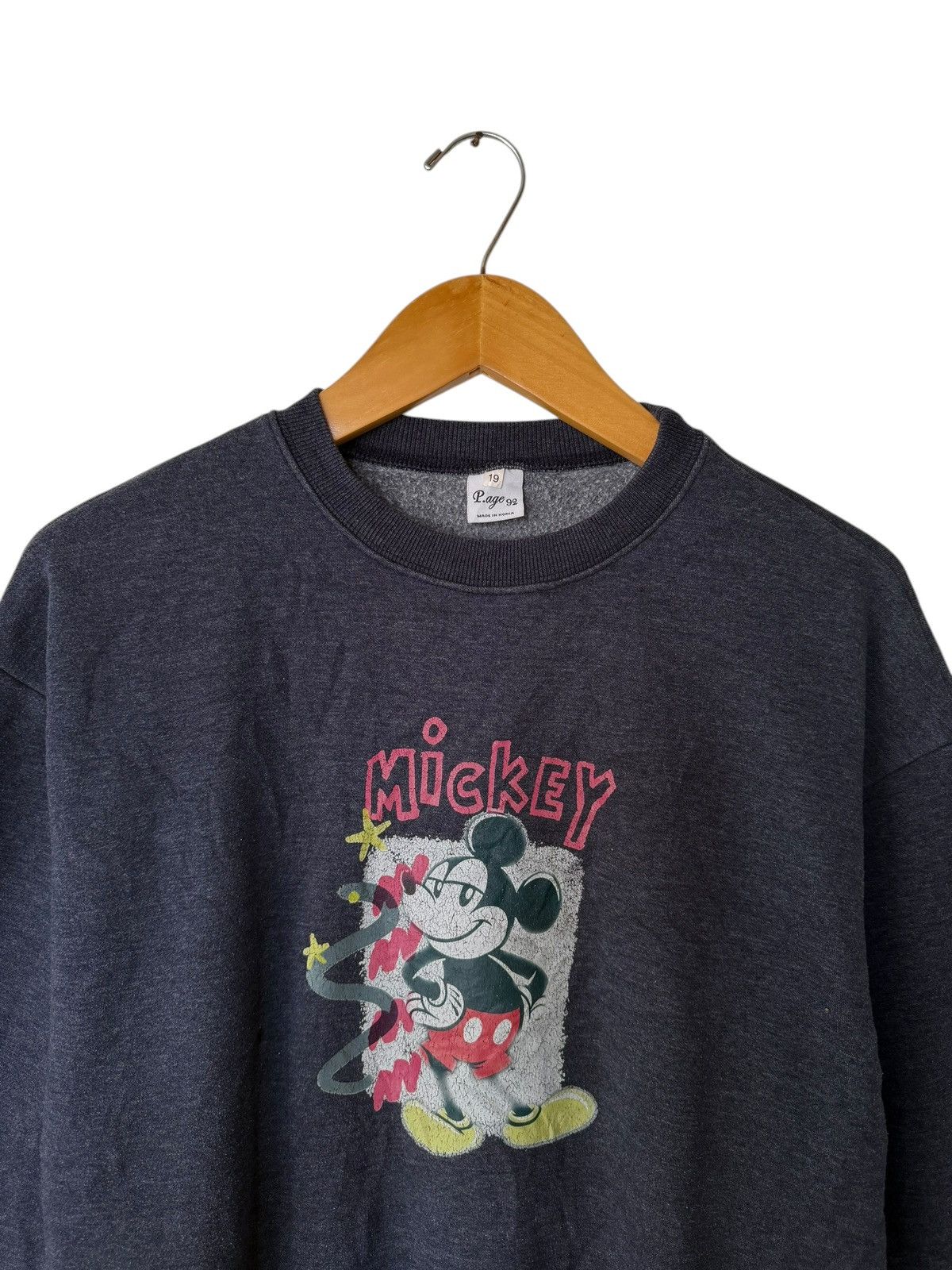 Disney Vintage Disney P.age 92 Crewneck Big Logo Sweatshirt Size US L / EU 52-54 / 3 - 4 Thumbnail