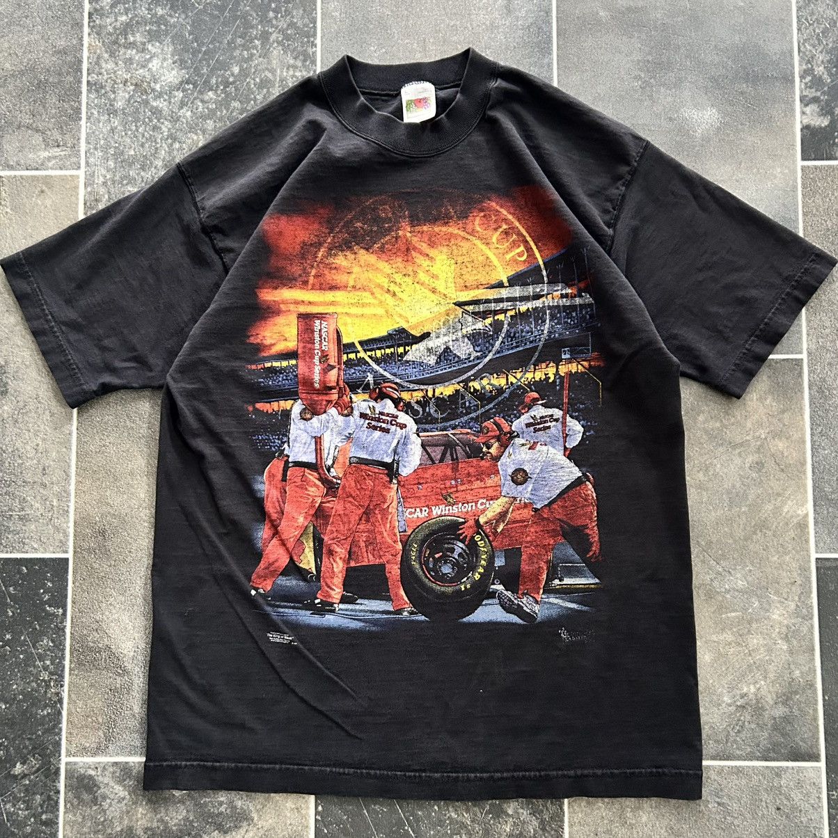 Vintage Vintage 90s Nascar Winston Cup Tee Size US L / EU 52-54 / 3 - 2 Thumbnail