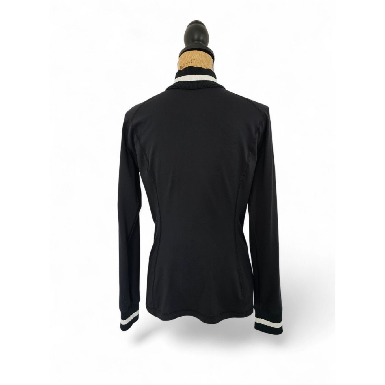 Bogner Bogner Madeline First Black Long-Sleeve Zip-Neck Top with W Size M / US 6-8 / IT 42-44 - 6 Thumbnail