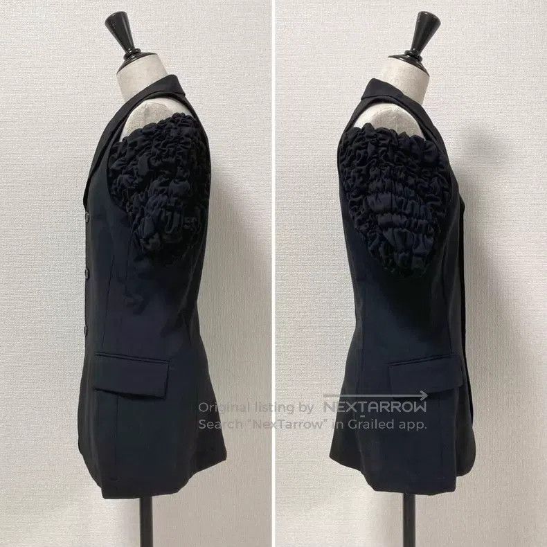 Comme des Garcons Comme Des Garcons Black Retro Puff Sleeve Top Size S / US 4 / IT 40 - 3 Thumbnail