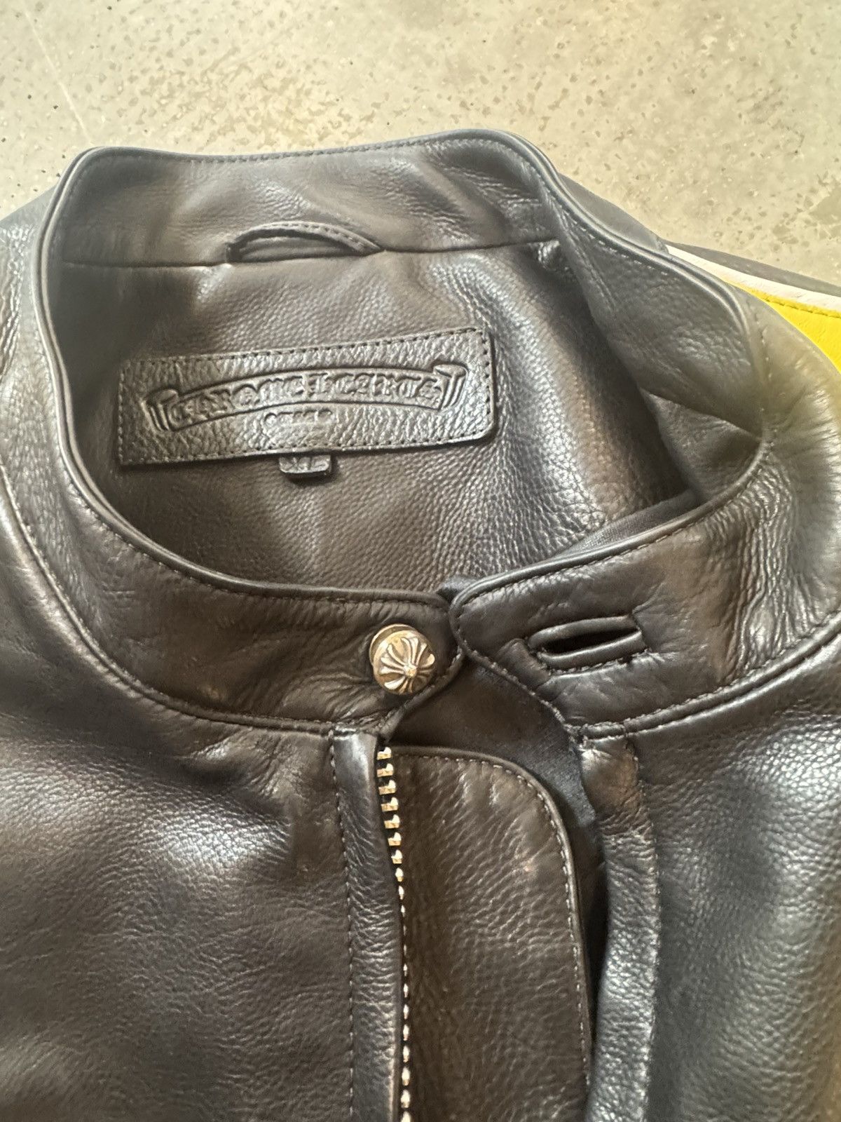 Chrome Hearts Chrome Hearts Sex Records Leather Racing Jacket Size US XL / EU 56 / 4 - 8 Thumbnail