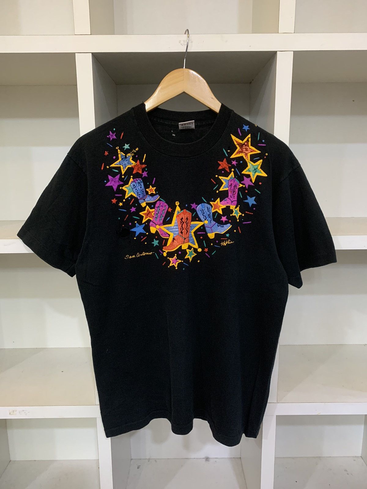 Vintage Vintage 80’s San Autonio Tee Size US M / EU 48-50 / 2 - 1 Thumbnail