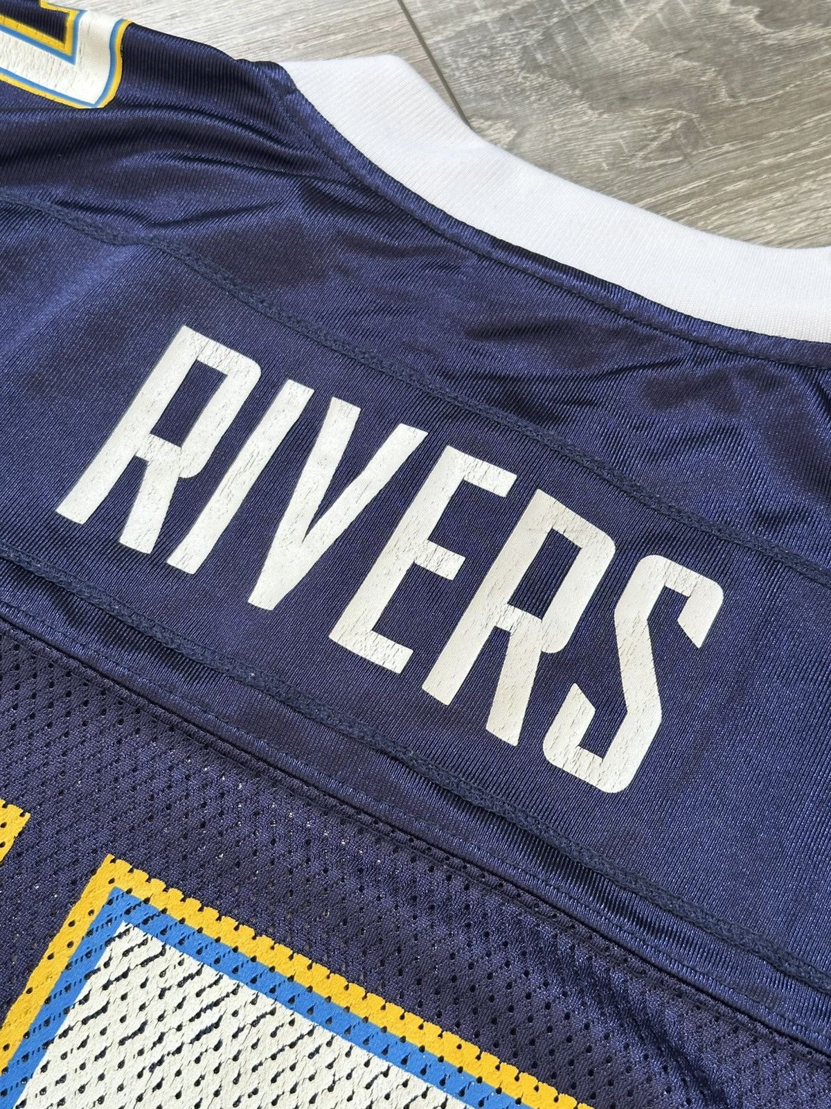 NFL Reebok Philip Rivers Chargers Jersey Tee Blue Size US M / EU 48-50 / 2 - 11 Thumbnail