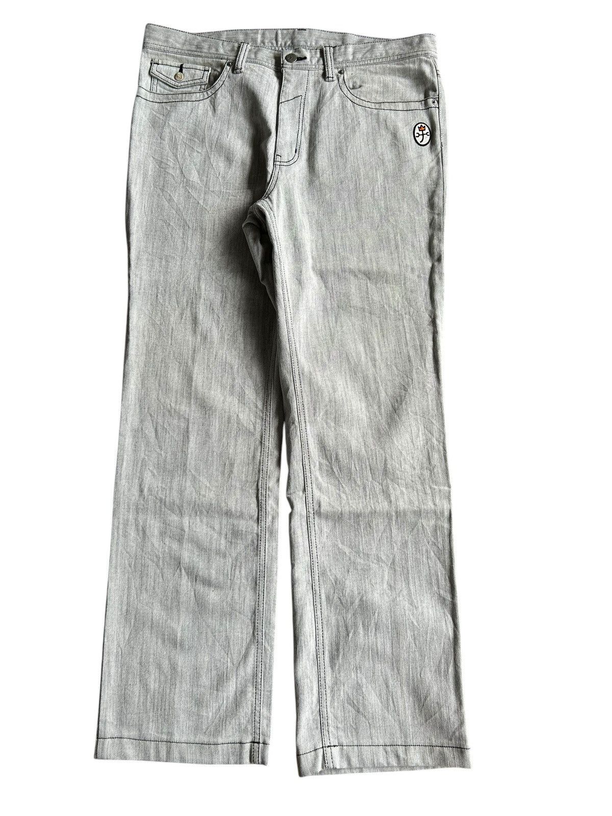 If Six Was Nine × Jean Charles De Castelbajac × Le Grande Bleu (L.G.B.) CASTELBAJAC MADE IN JAPAN DENIM JEANS Size US 36 / EU 52 - 3 Thumbnail