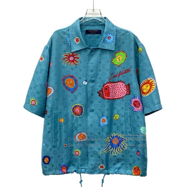 Louis Vuitton Louis Vuitton 23 blue sea animal embroidered logo jacquard Size US XL / EU 56 / 4 - 1 Thumbnail