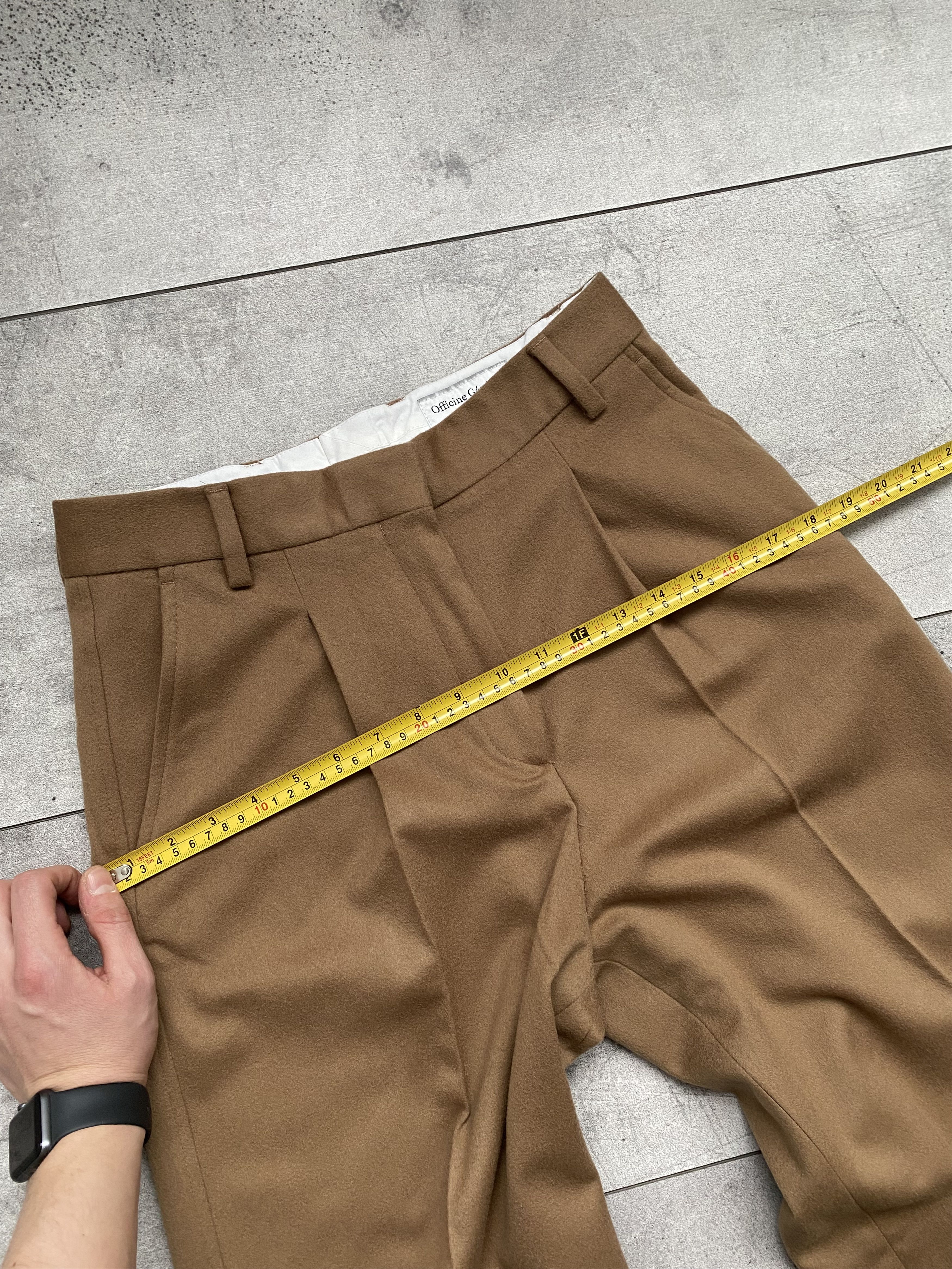 Officine Generale Officine Generale by Ing Loro Piana Sophie Wool Pants Camel Size 36" / US 14 / IT 50 - 13 Thumbnail