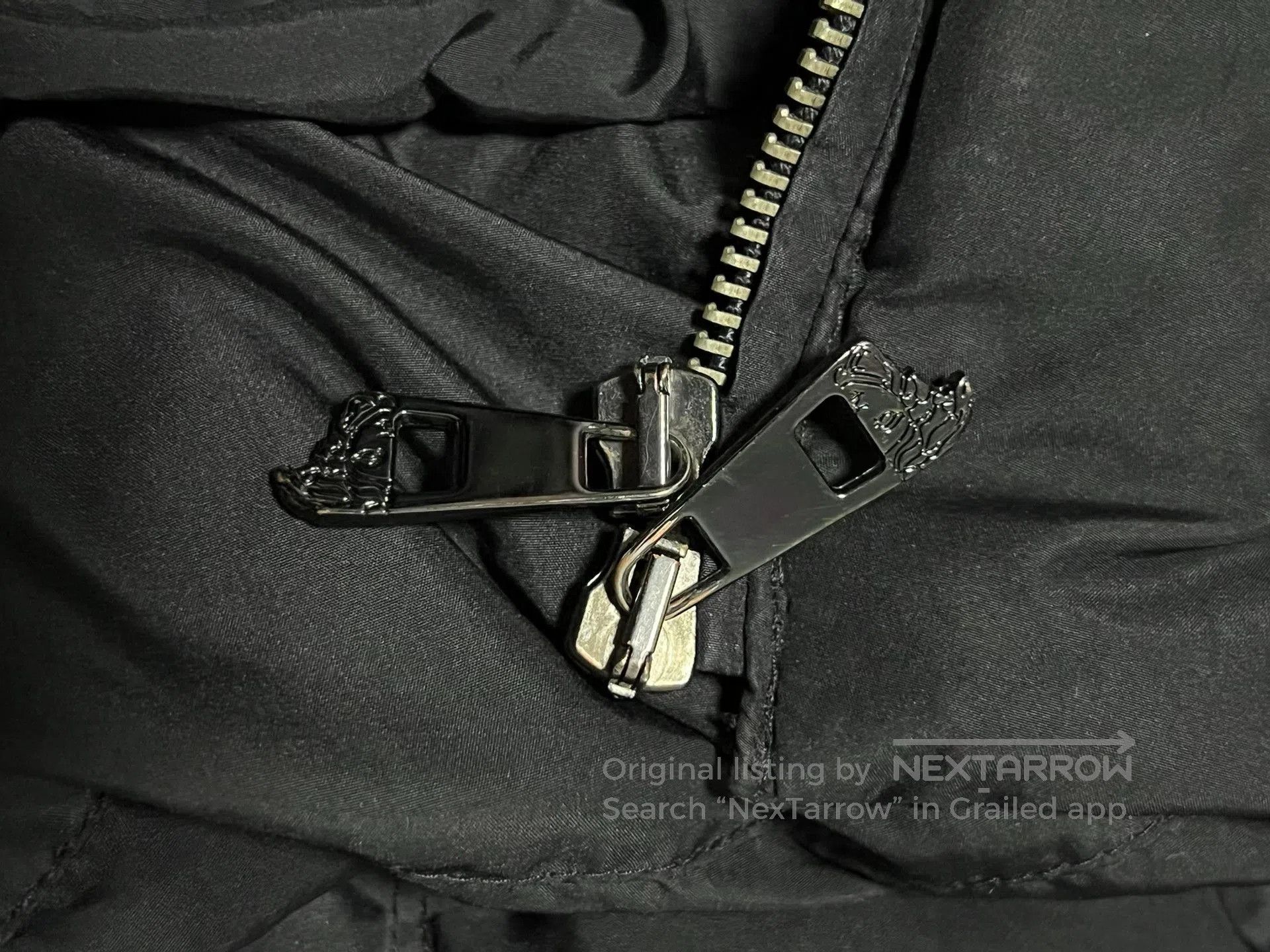 Versace VERSACE Men's Biker Zip Down Jacket. Size US M / EU 48-50 / 2 - 4 Thumbnail