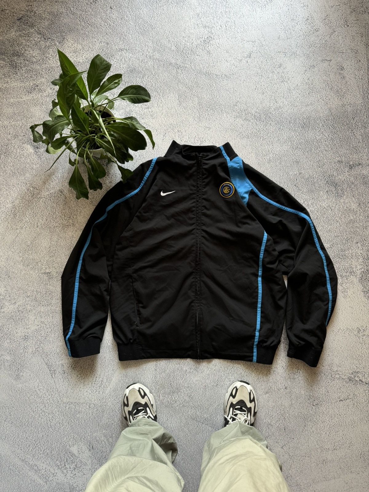 Nike × Vintage 2007 Inter Milan Nike Track Jacket vintage Training soccer Size US XL / EU 56 / 4 - 1 Thumbnail