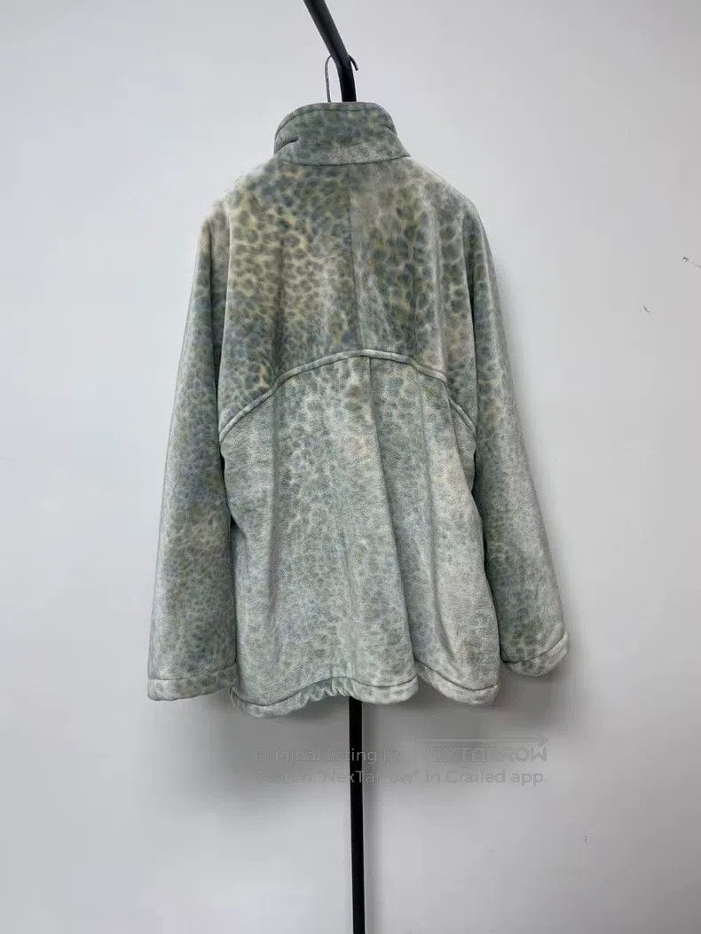 Balenciaga Balenciaga Leopard Print Stand Collar Velvet Thick Jacket Size XS / US 0-2 / IT 36-38 - 2 Thumbnail