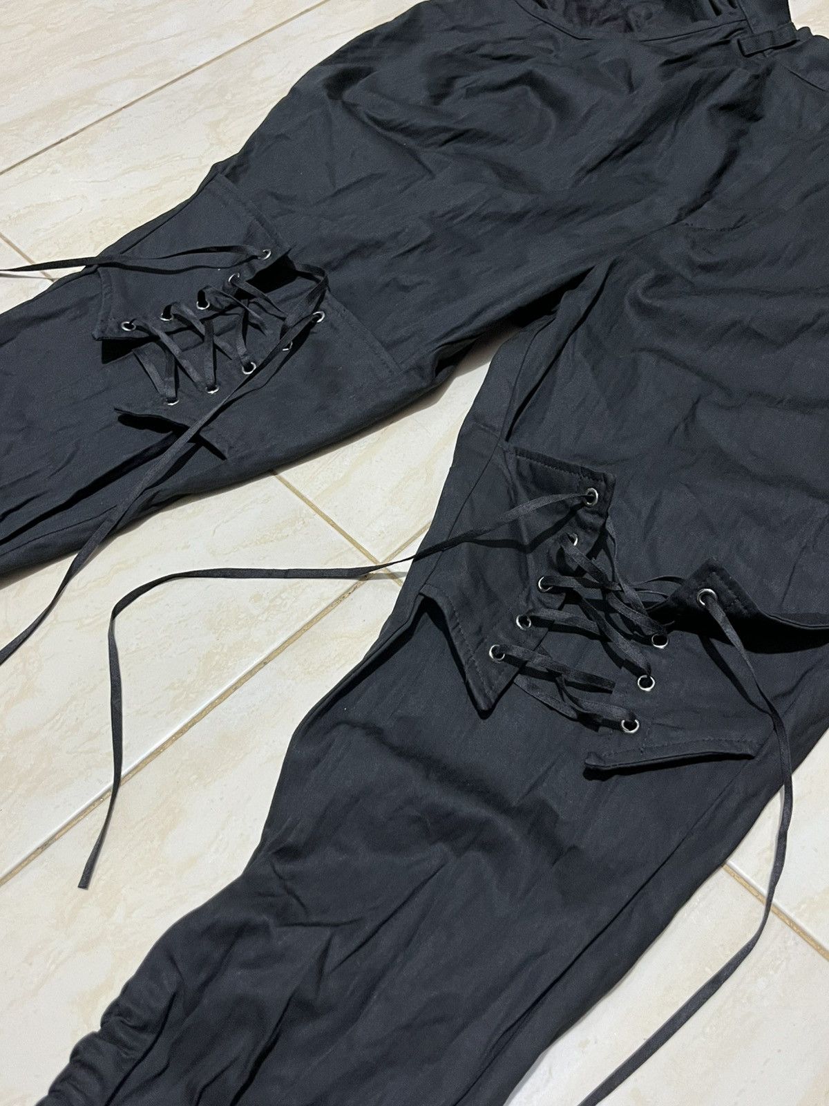 Japanese Brand Black Peace Now Bondage Pant Vkei Vampire Size US 28 / EU 44 - 3 Thumbnail