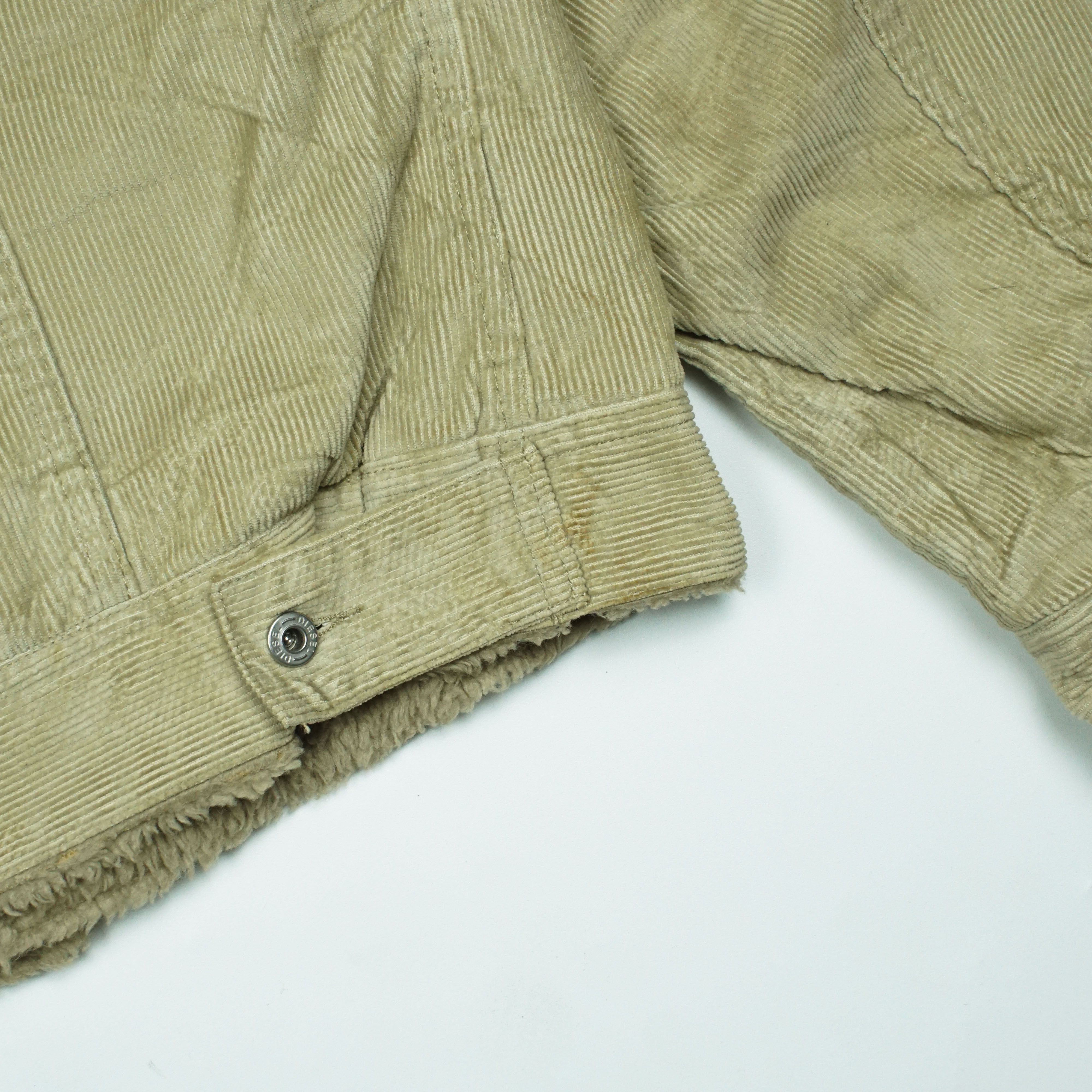 Diesel *NoTariff Diesel Corduroy Sherpa Jacket Size US M / EU 48-50 / 2 - 7 Thumbnail