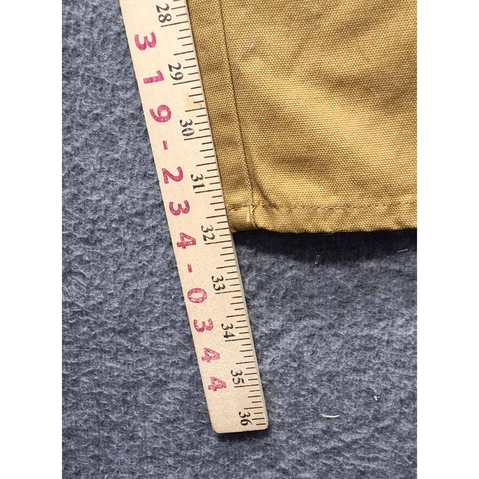 Dickies Dickies Jeans Mens 30x32 Carpenter Relaxed Fit Straight Leg Workwear Denim Brown 5-Pocket Regular Size Mens Size US 30 / EU 46 - 6 Thumbnail