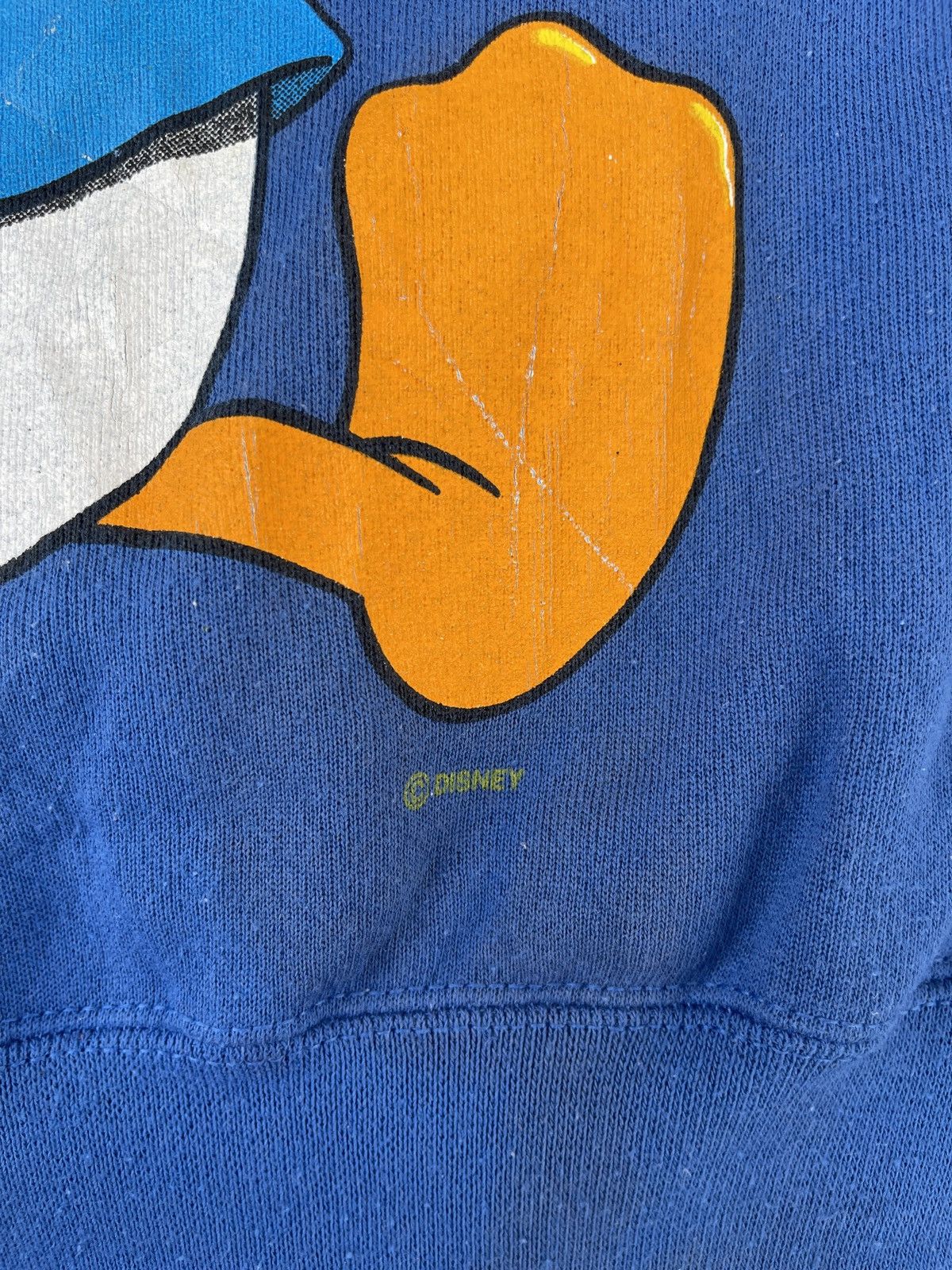 Disney × Vintage Vintage 90s Donald Duck Big Print Sweatshirt Size US M / EU 48-50 / 2 - 8 Thumbnail