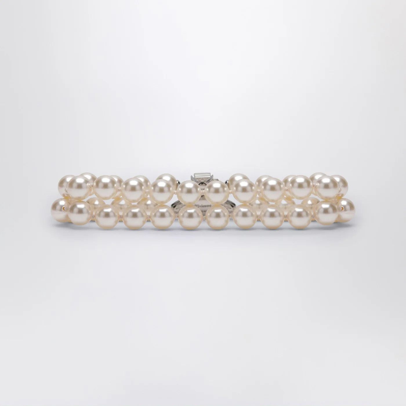Vivienne Westwood o1d2blof0526 Size: 2 / Logo Double Bracelet in Metal Size ONE SIZE - 3 Thumbnail