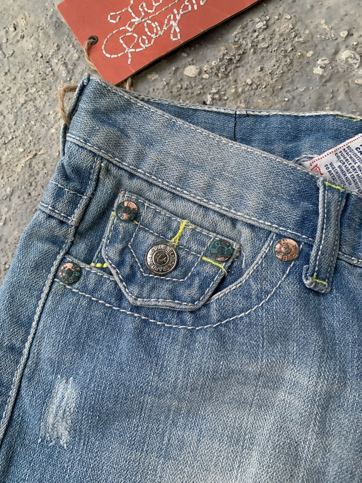True Religion NWT True Religion joey cut off denim short hot pants Size 25" / US 0 / IT 36 - 8 Thumbnail