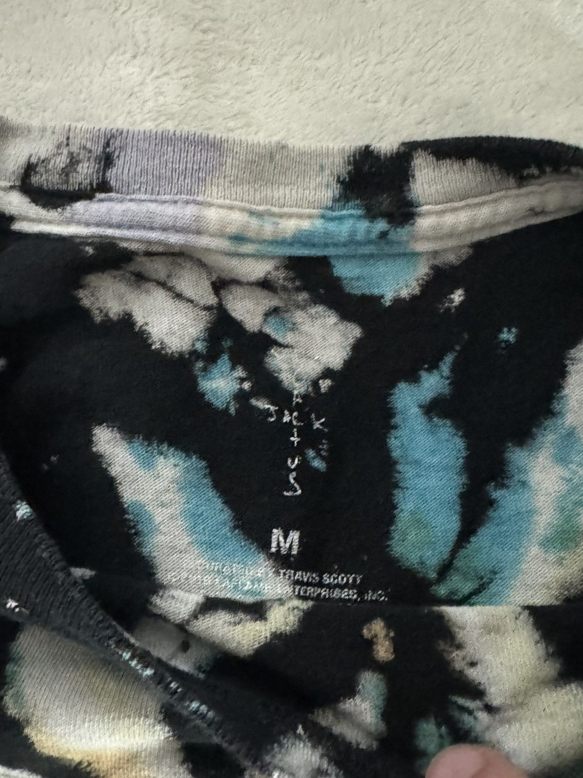 Travis Scott Travis Scott AstroWorld tie-dye tee Size US M / EU 48-50 / 2 - 4 Thumbnail