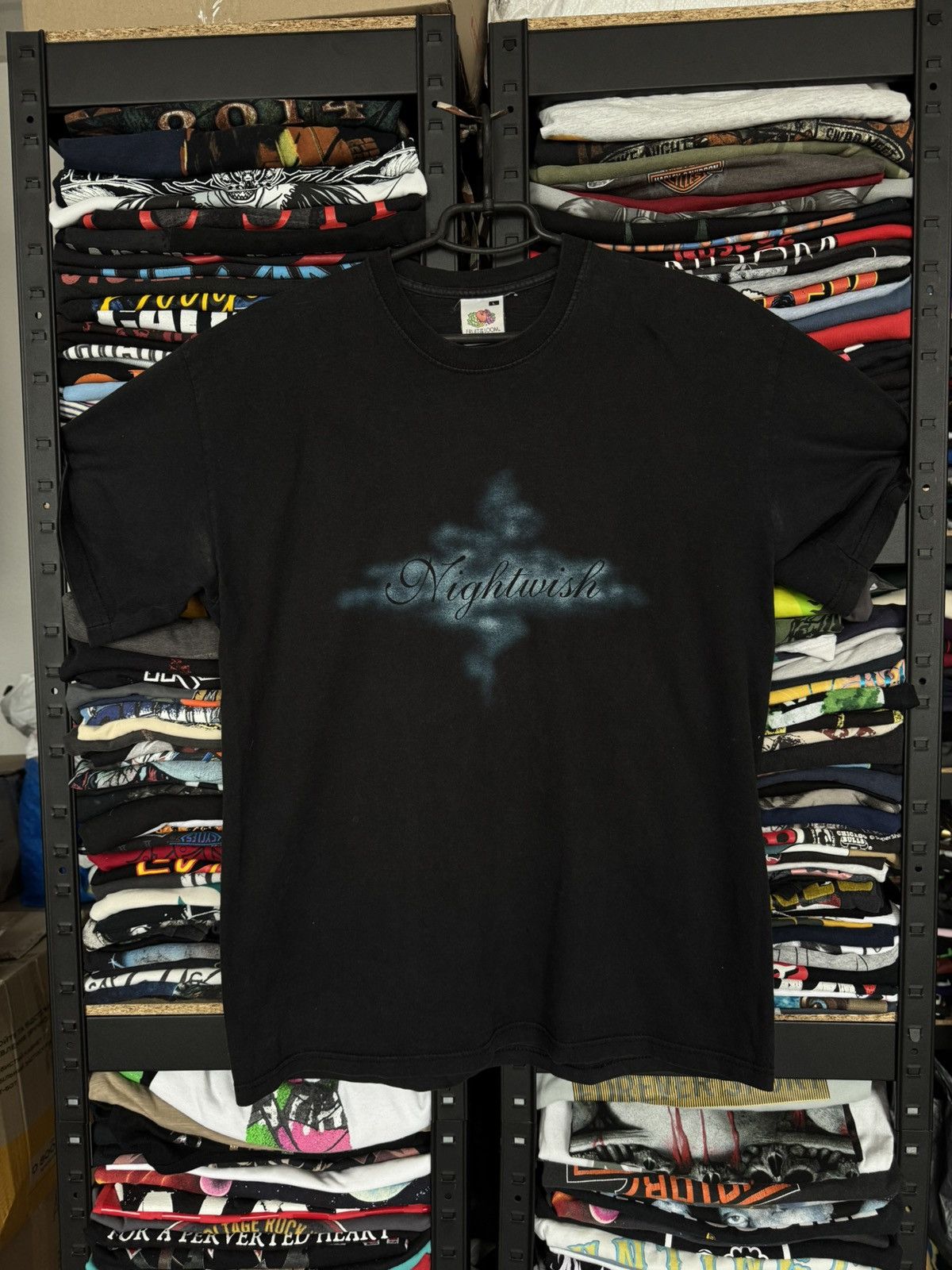 Fruit Of The Loom Nightwish big logo tee vintage 00s Size US L / EU 52-54 / 3 - 1 Thumbnail