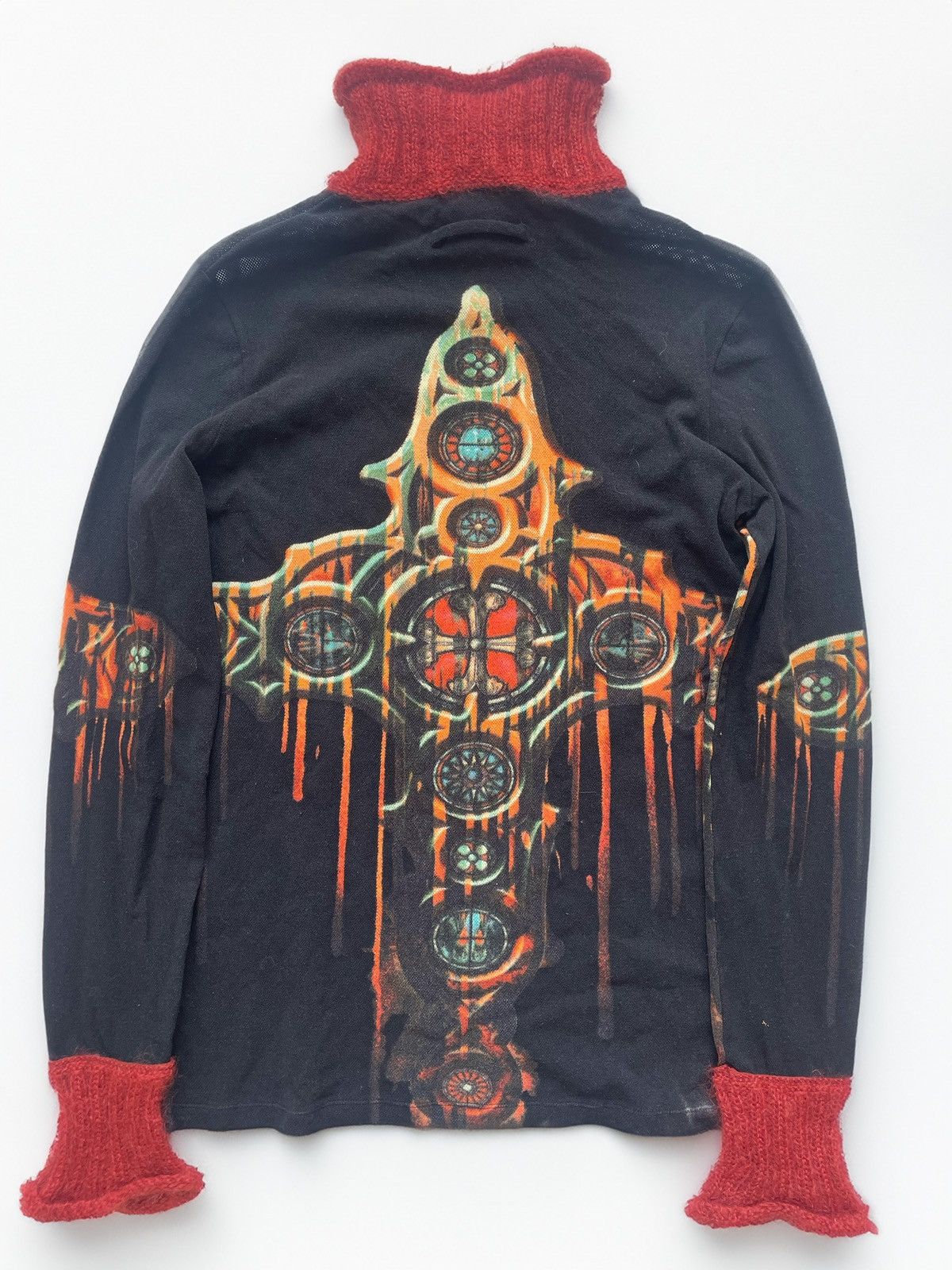 Jean Paul Gaultier Jean Paul Gaultier AW 98 Melting Cross Mesh Top Size US S / EU 44-46 / 1 - 2 Thumbnail