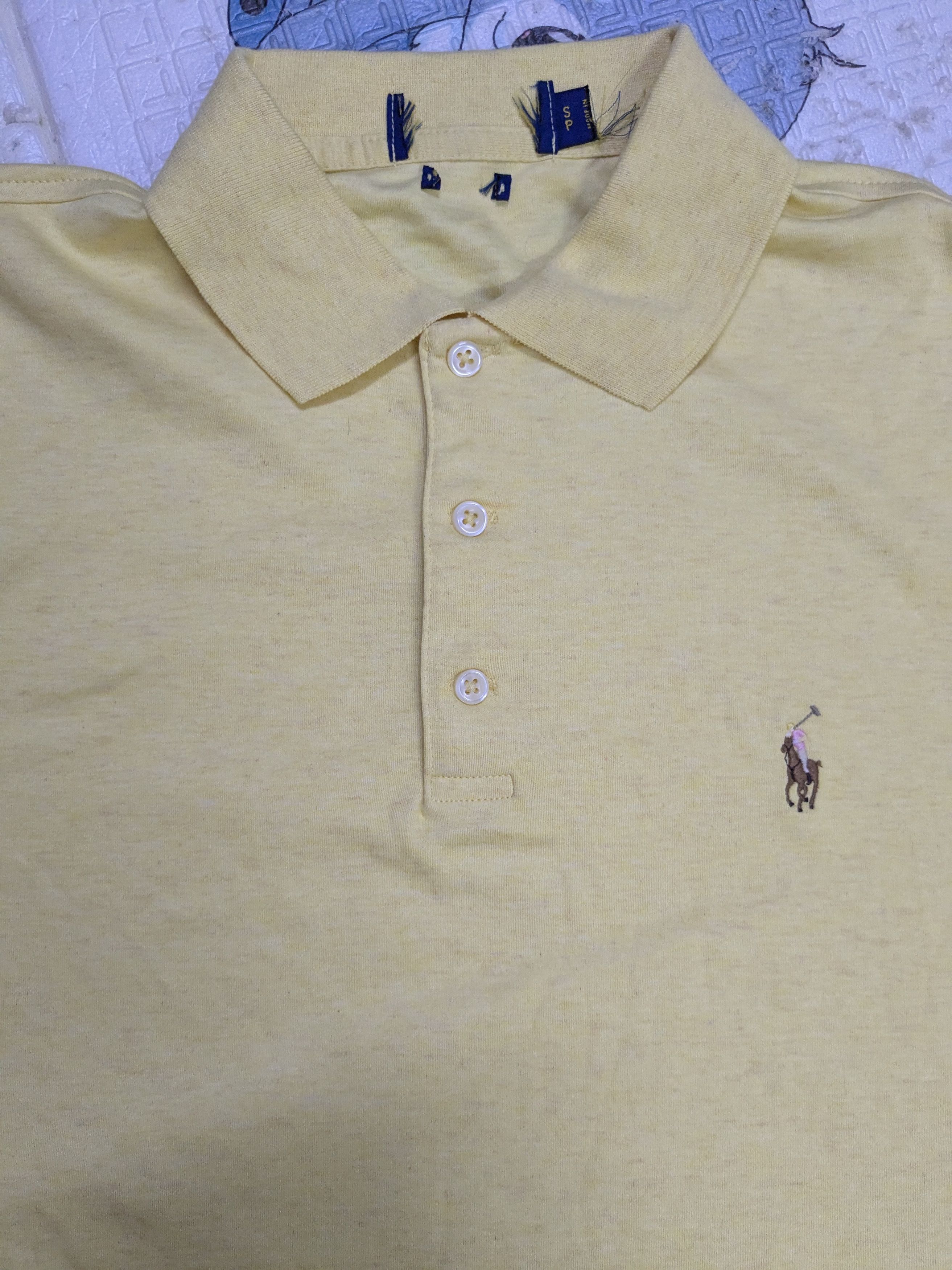 Polo Ralph Lauren Ralph Lauren Yellow Polo Shirt - Classic Fit, Size S Size US S / EU 44-46 / 1 - 1 Thumbnail
