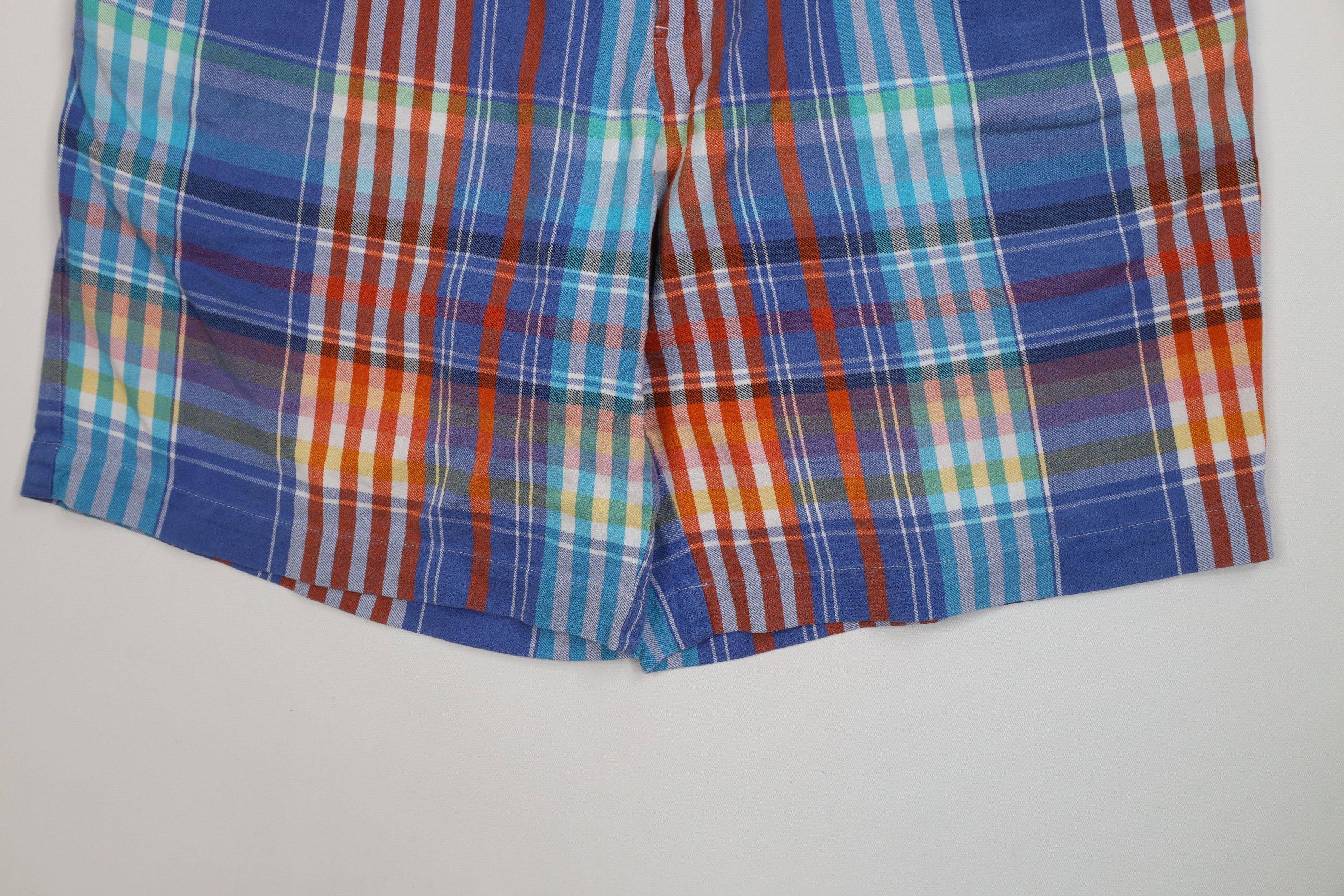 Ralph Lauren Vintage 90s Ralph Lauren Madras Plaid Flannel Chino Shorts Size US 38 / EU 54 - 4 Thumbnail