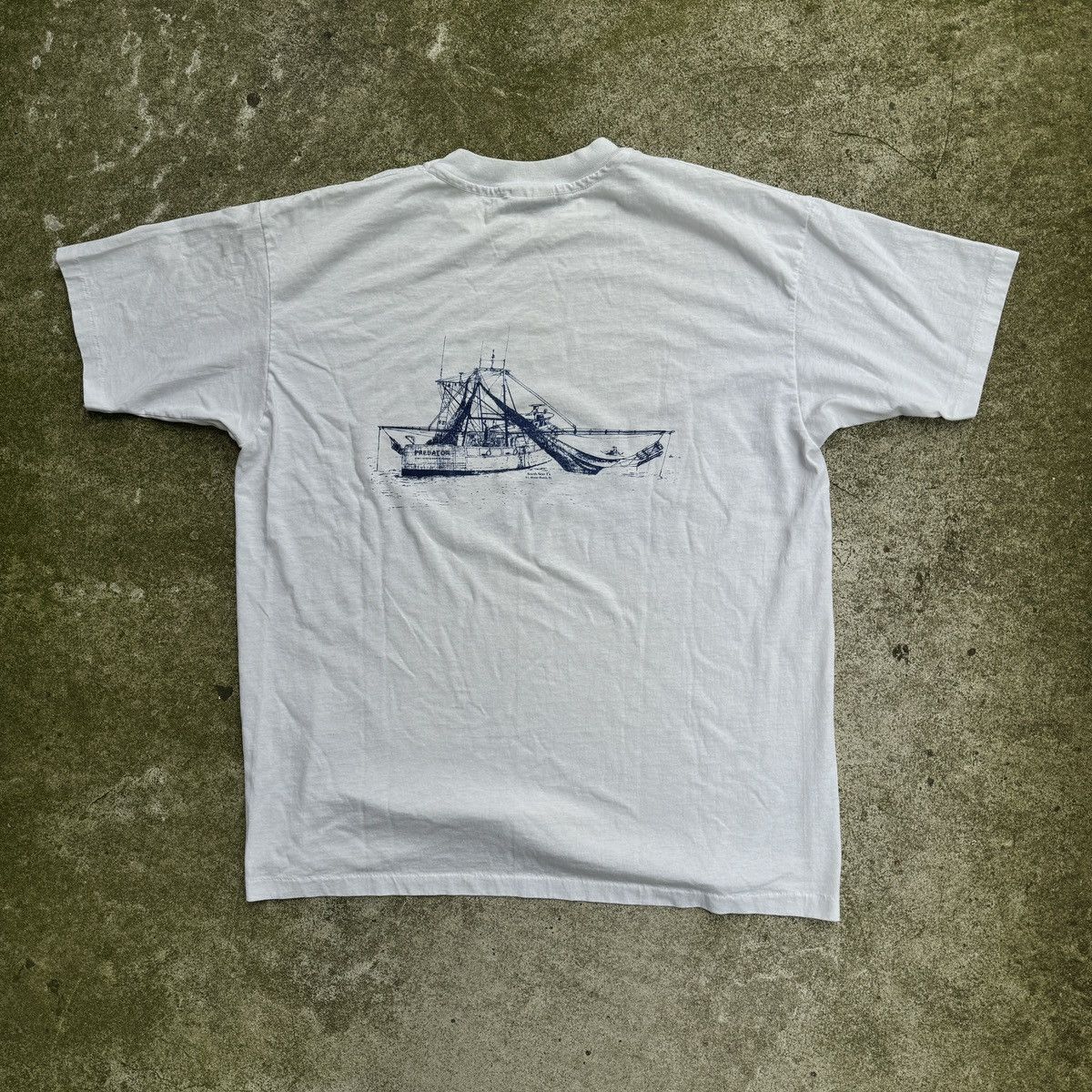 Vintage Thrashed Faded Distressed Sailboat Shirt ERD Grunge Chrome Size US XL / EU 56 / 4 - 2 Thumbnail