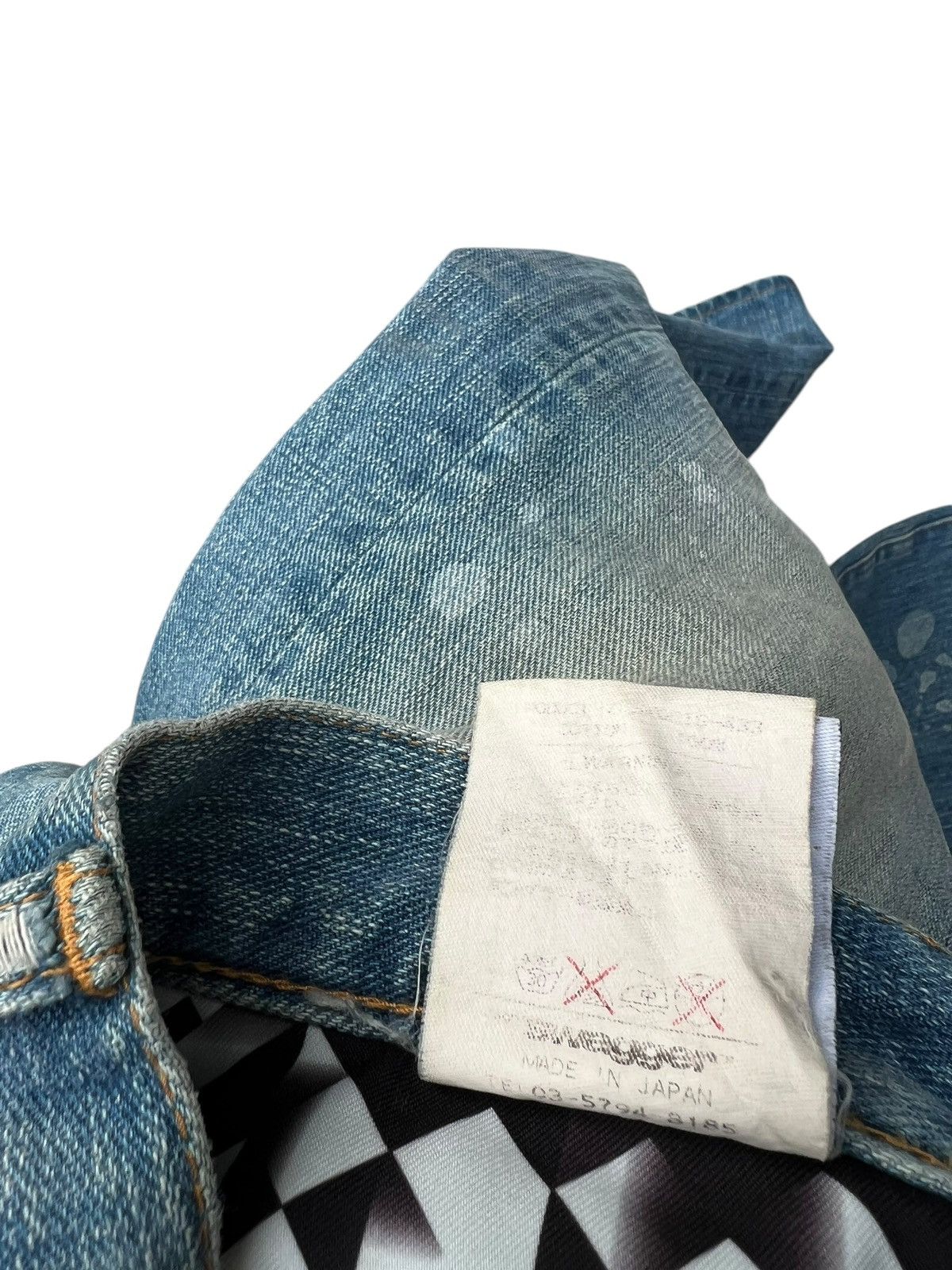 Swagger Dirty Mud Wash Denim Swagger Japan Clawmark Painter Jeans Size US 32 / EU 48 - 25 Thumbnail