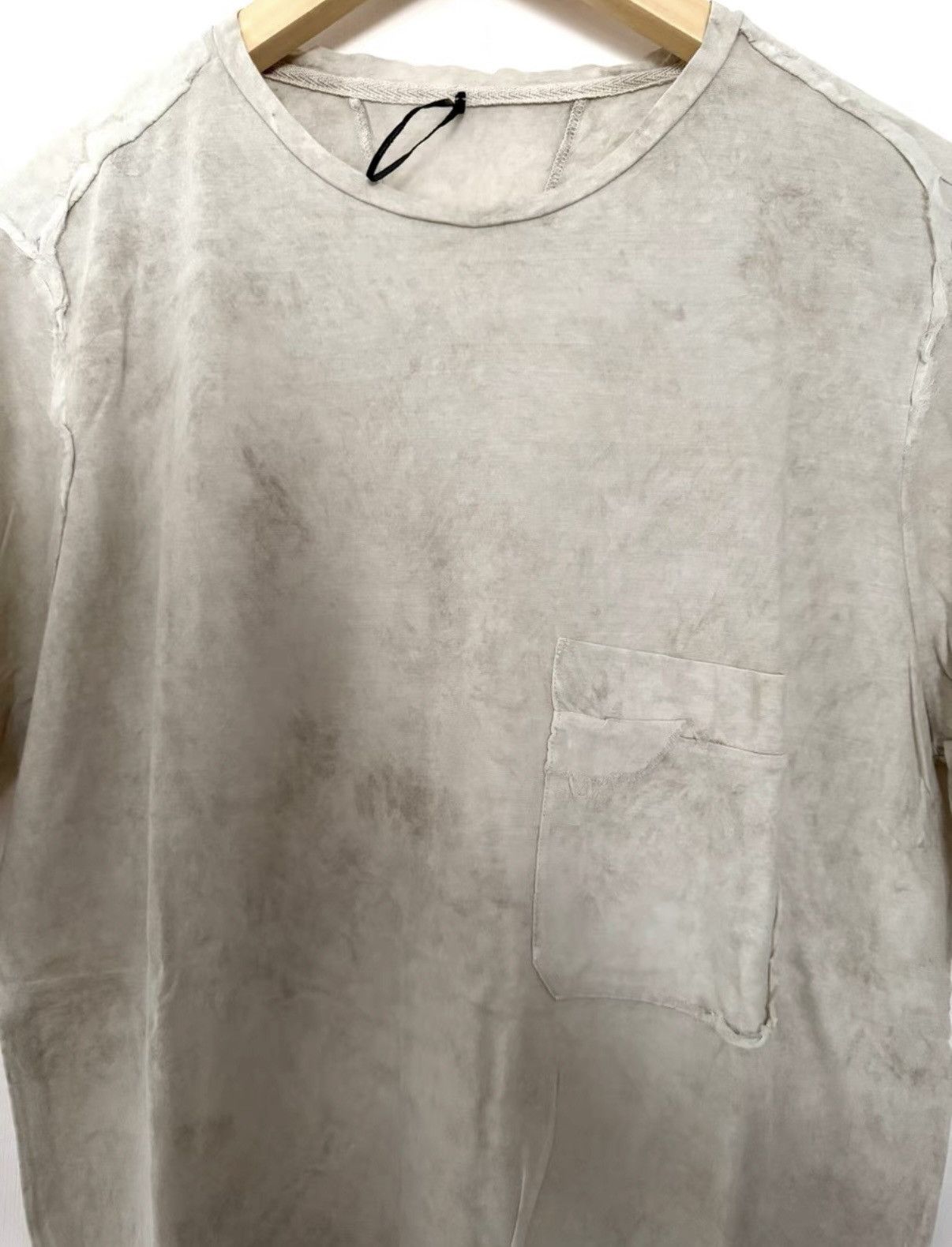 Masnada Masnada Off-White Distressed Men's T-Shirt Size US L / EU 52-54 / 3 - 2 Thumbnail