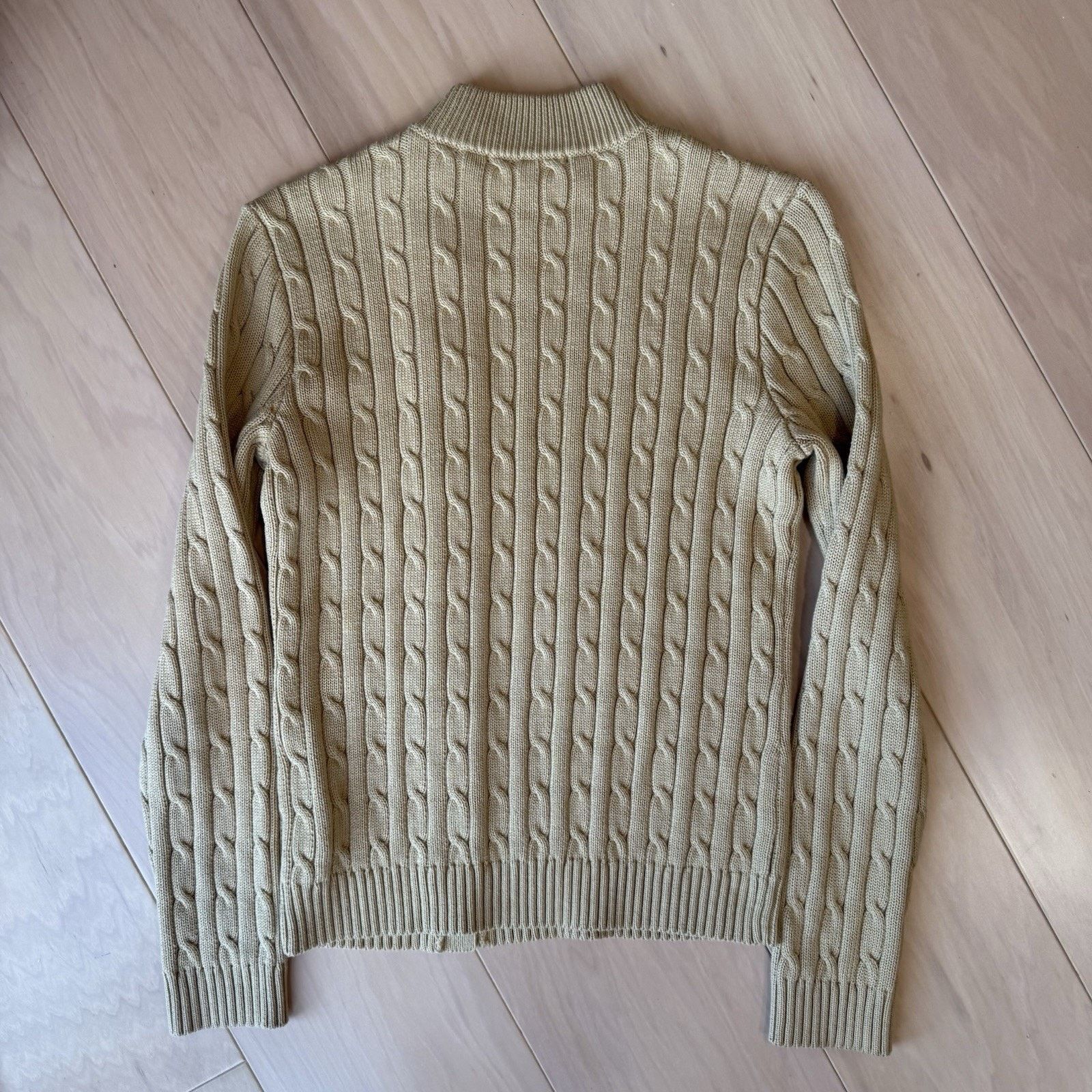 Lauren Ralph Lauren Lauren Ralph Lauren Cable Knit Sweater Women's Small Khaki Size S / US 4 / IT 40 - 8 Thumbnail