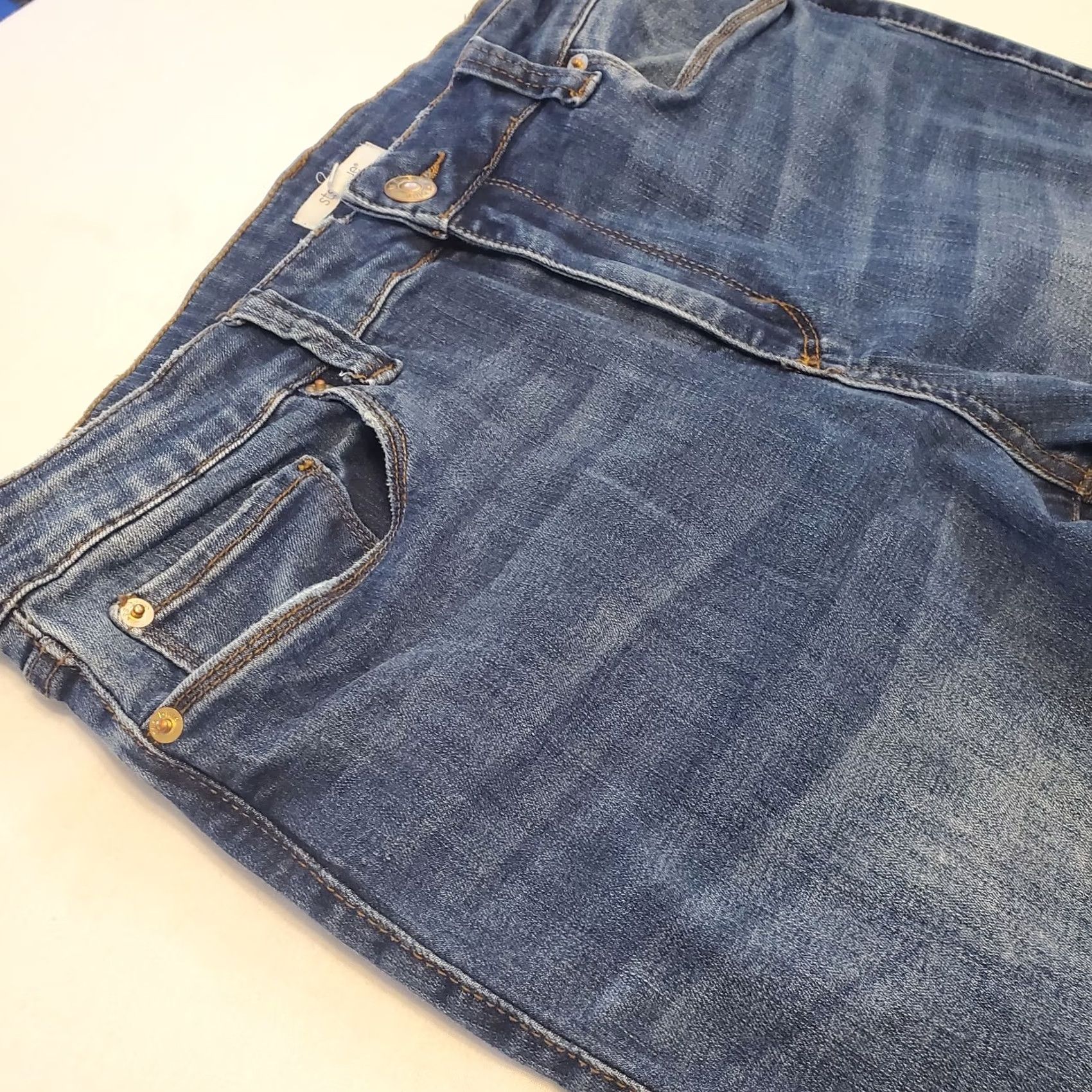 Vintage STS Blue Jeans Womens Sz 32P High-Rise Boot Cut Mandy Jeans Medium Wash Size 24" / US 00 / IT 34 - 6 Thumbnail