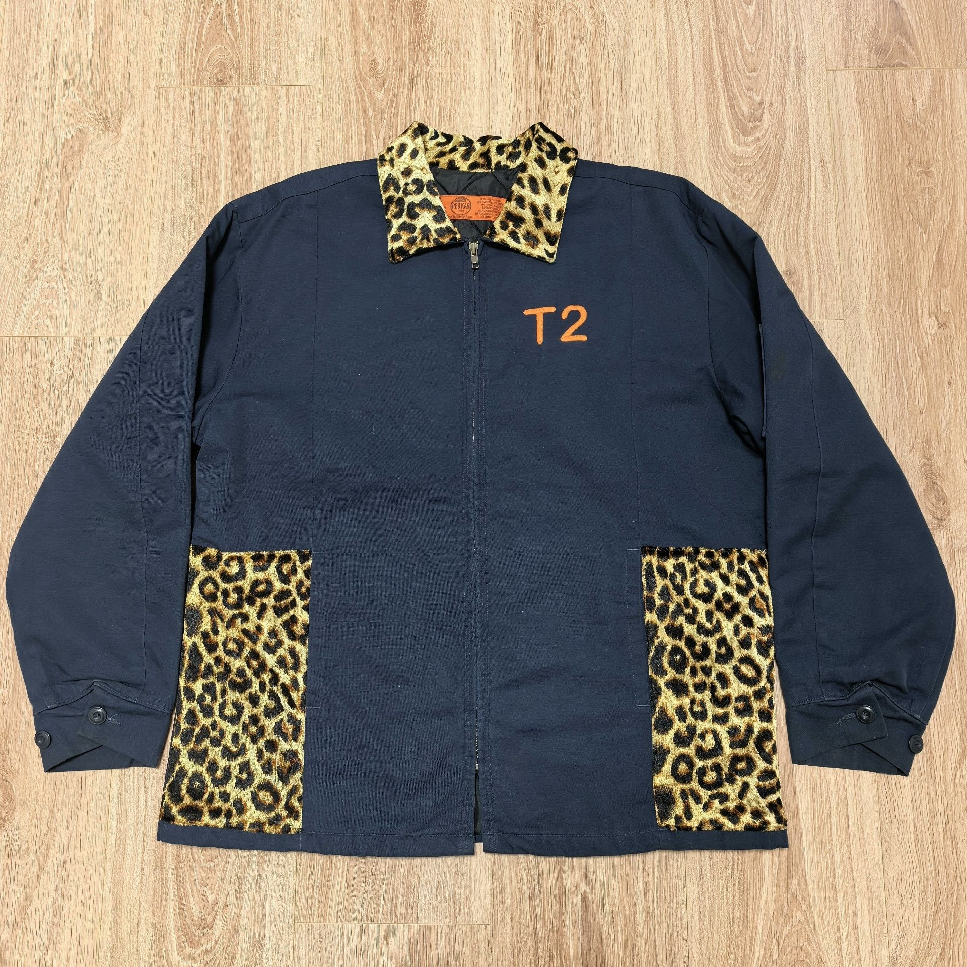 Red Kap 90s REDKAP Leopard Workwear Jacket Size US L / EU 52-54 / 3 - 1 Thumbnail