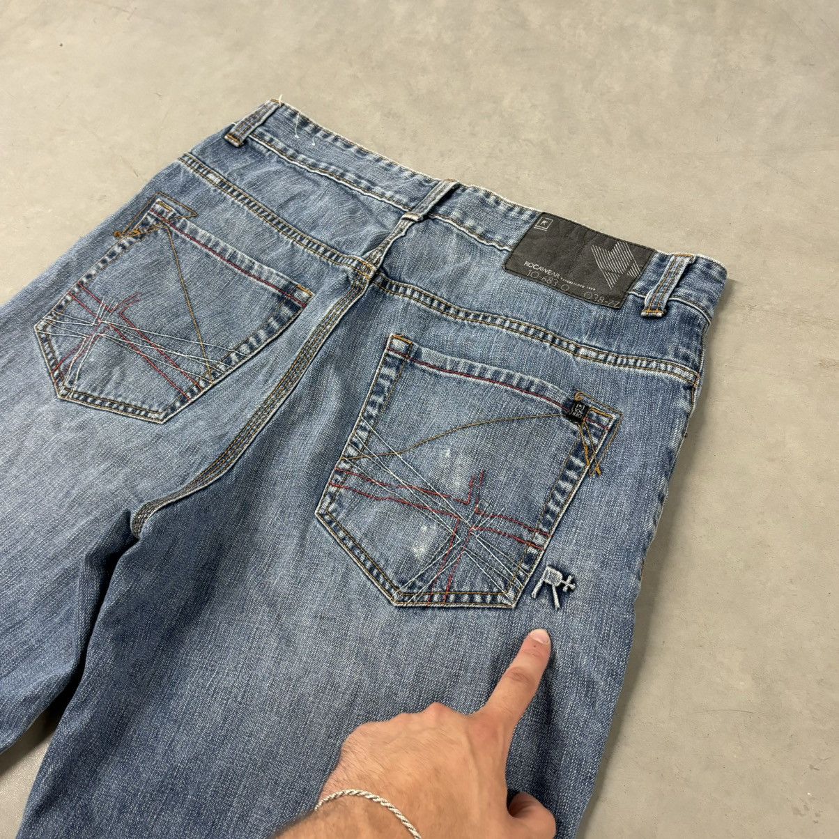 Rocawear Vintage Y2K Rocawear Jorts Baggy Skater Grunge Size US 36 / EU 52 - 3 Thumbnail