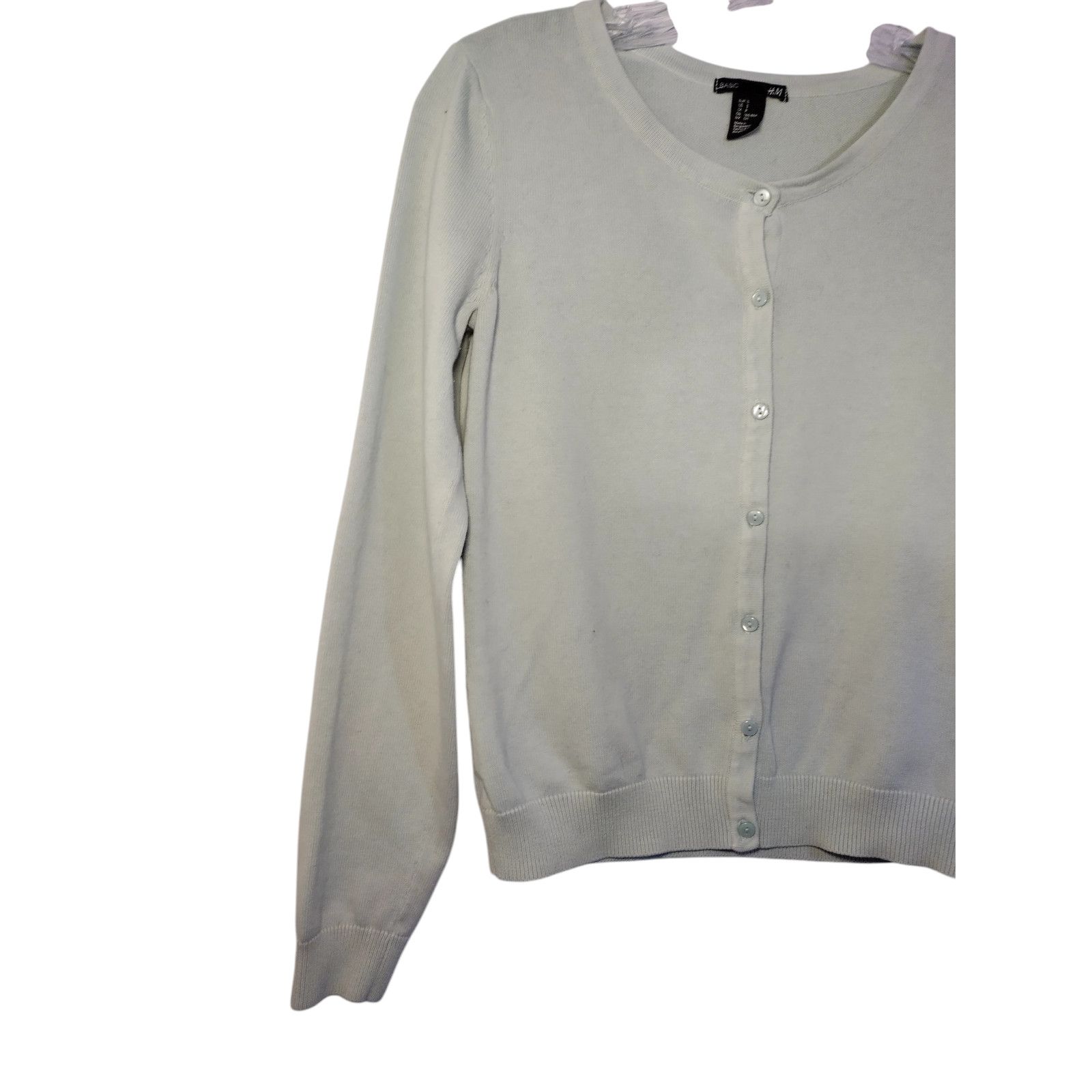 H&M H&M Womens Crew neck Ribbed Knit Cardigan Sweater Sz Small Size S / US 4 / IT 40 - 7 Thumbnail