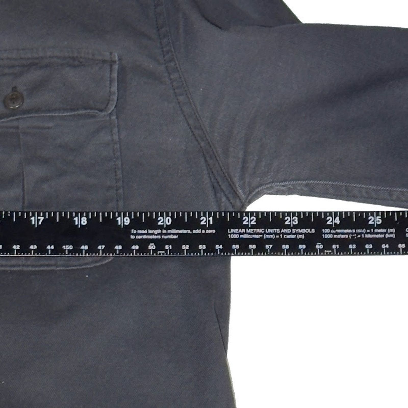 Levi's Levi's Men's Vintage Shacket Size Large Gray Stretch Button Size US L / EU 52-54 / 3 - 2 Thumbnail