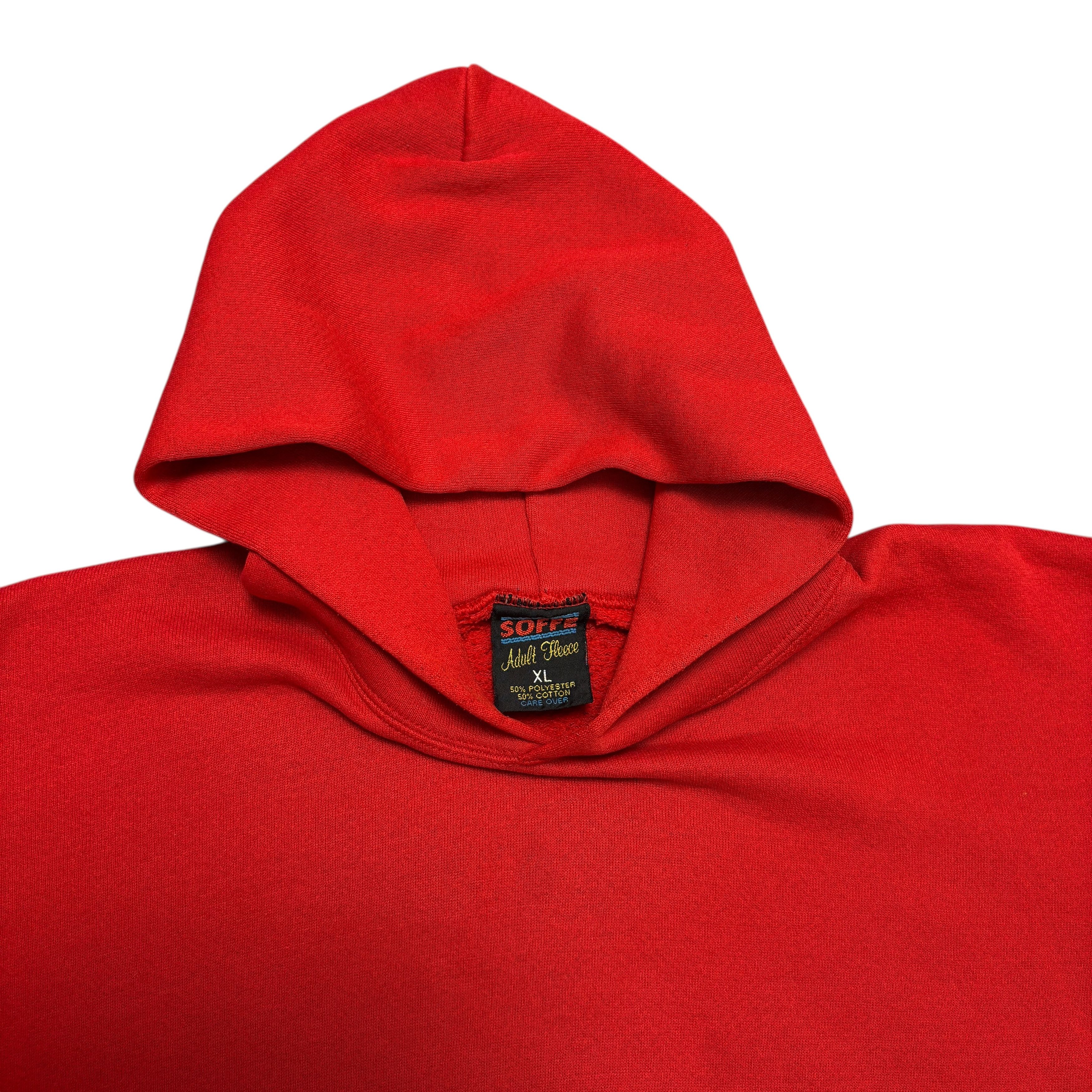 Soffe × Vintage Vintage Blank Hoodie Soffe Made In Usa Single Stitch Size US XL / EU 56 / 4 - 3 Thumbnail