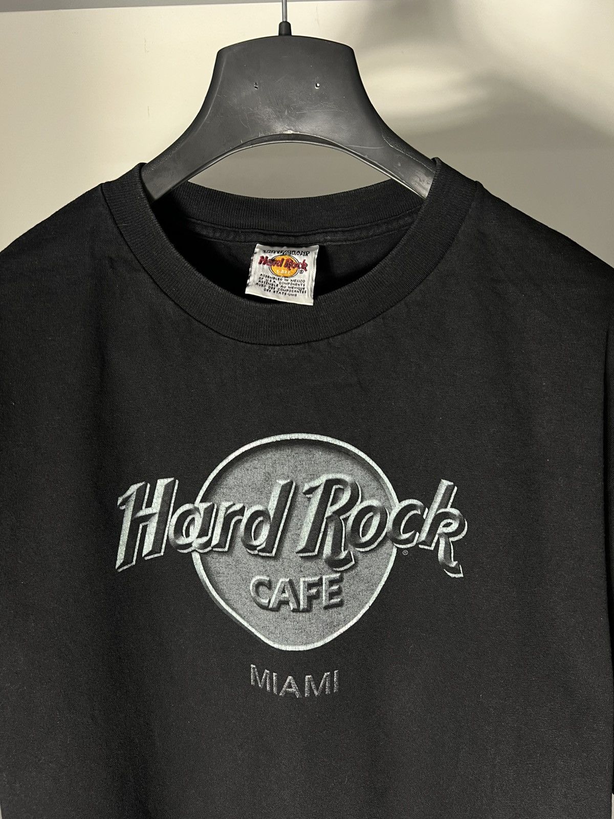 Hard Rock Cafe × Vintage VERY RARE HARD ROCK CAFE MIAMI BIG LOGO RETRO T-SHIRT 90s Size US L / EU 52-54 / 3 - 2 Thumbnail